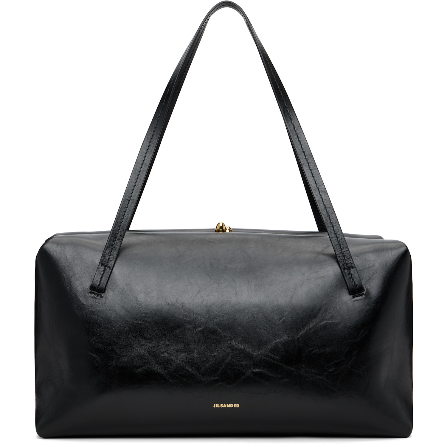 Jil Sander Black Goji Pillow Medium Bag