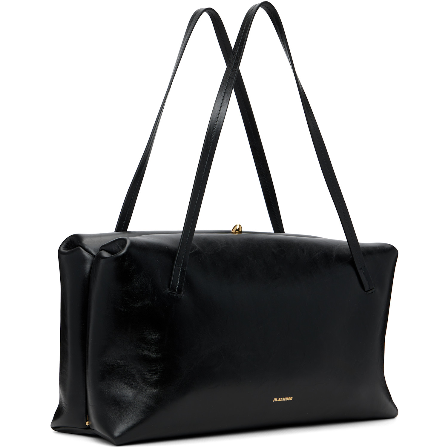  Jil Sander Black Goji Pillow Medium Bag 