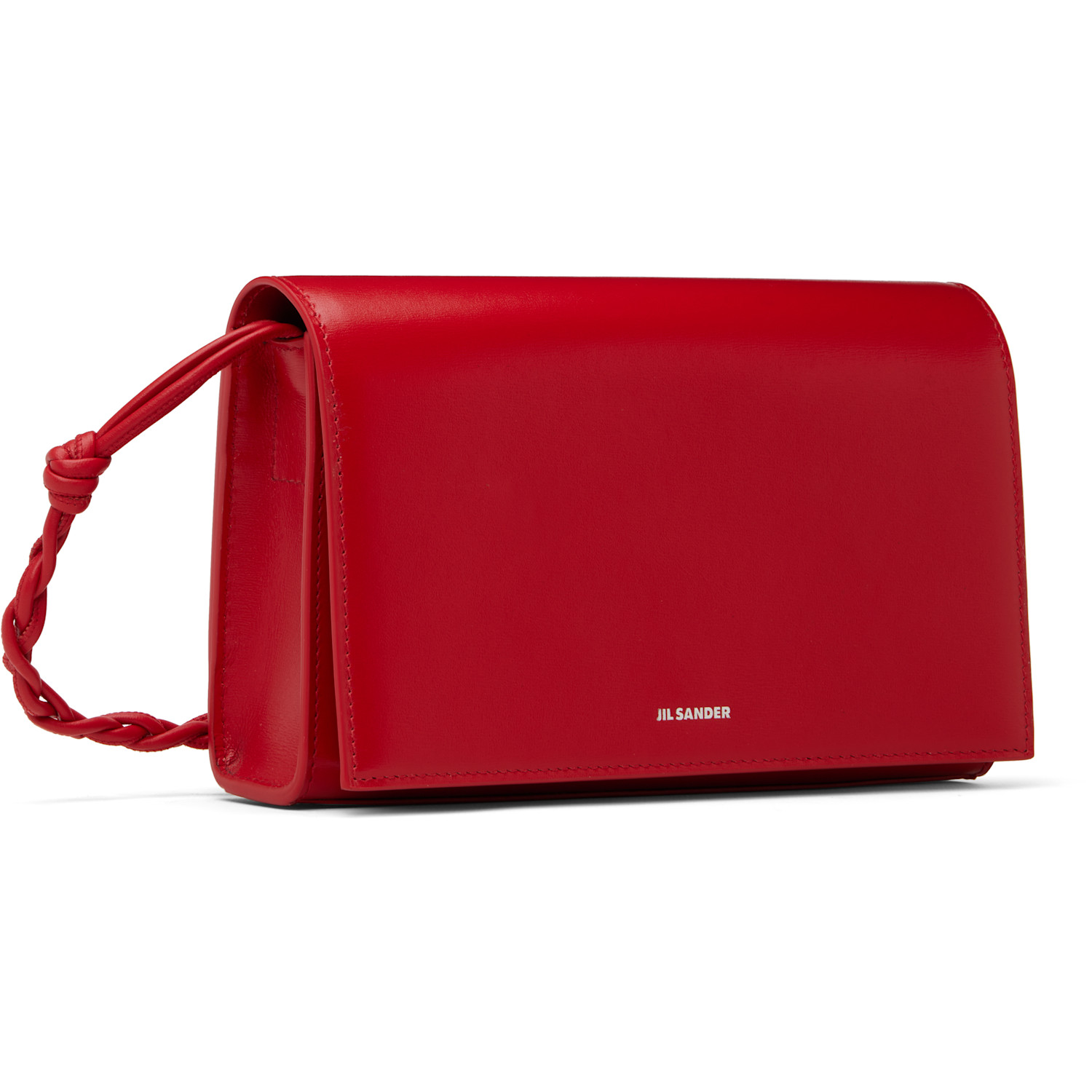  Jil Sander Red Tangle Wallet Bag 