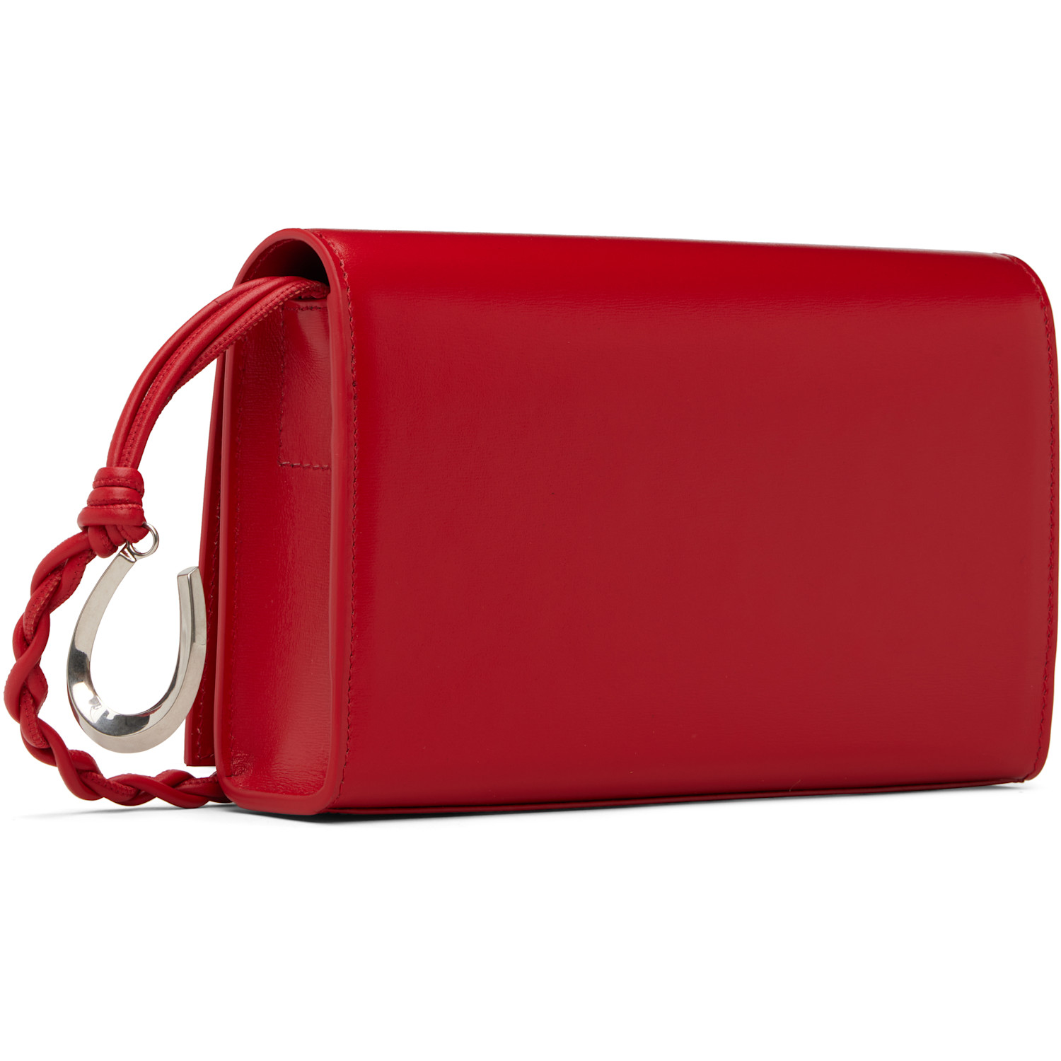  Jil Sander Red Tangle Wallet Bag 
