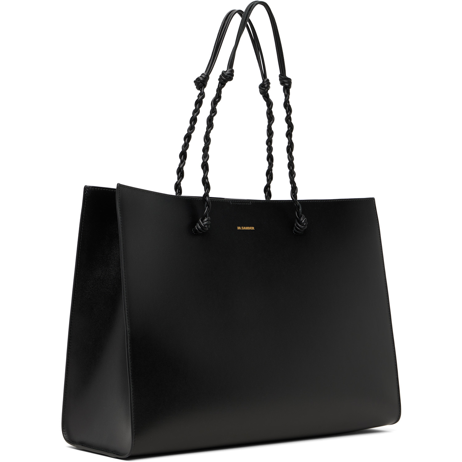  Jil Sander Black Tangle Tote 