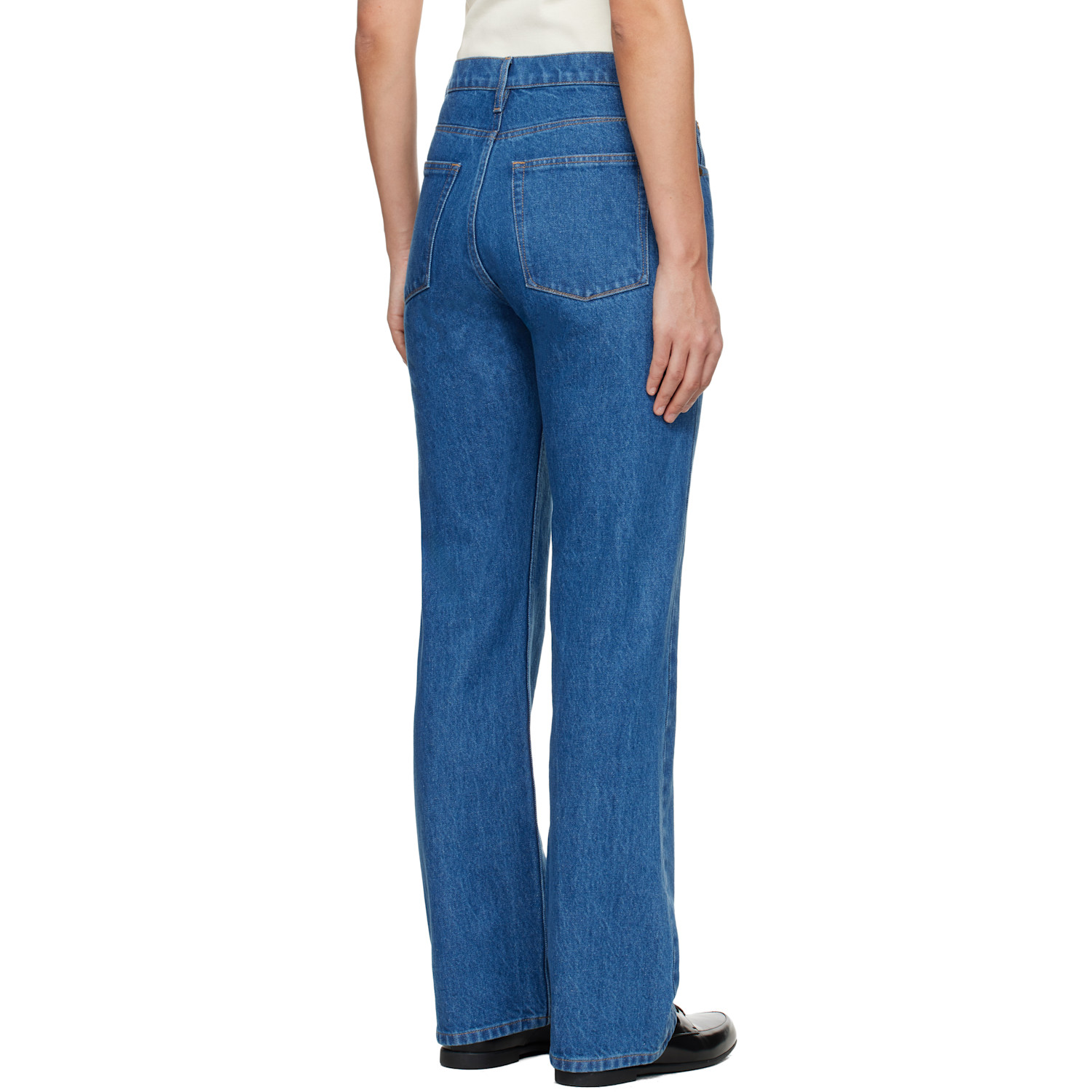  Jil Sander Blue Flared Denim Jeans 
