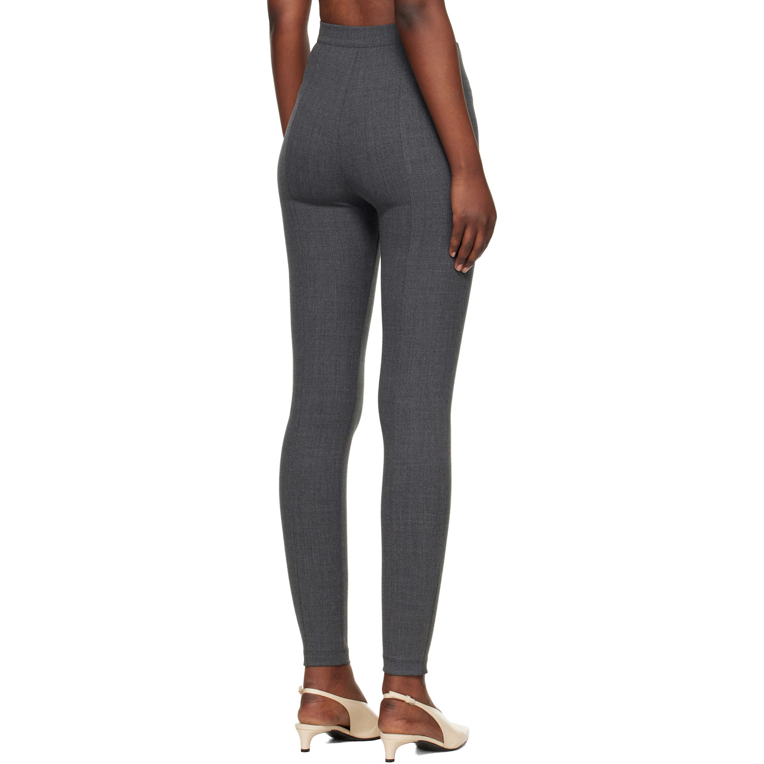  Jil Sander Gray Trouser Leggings 
