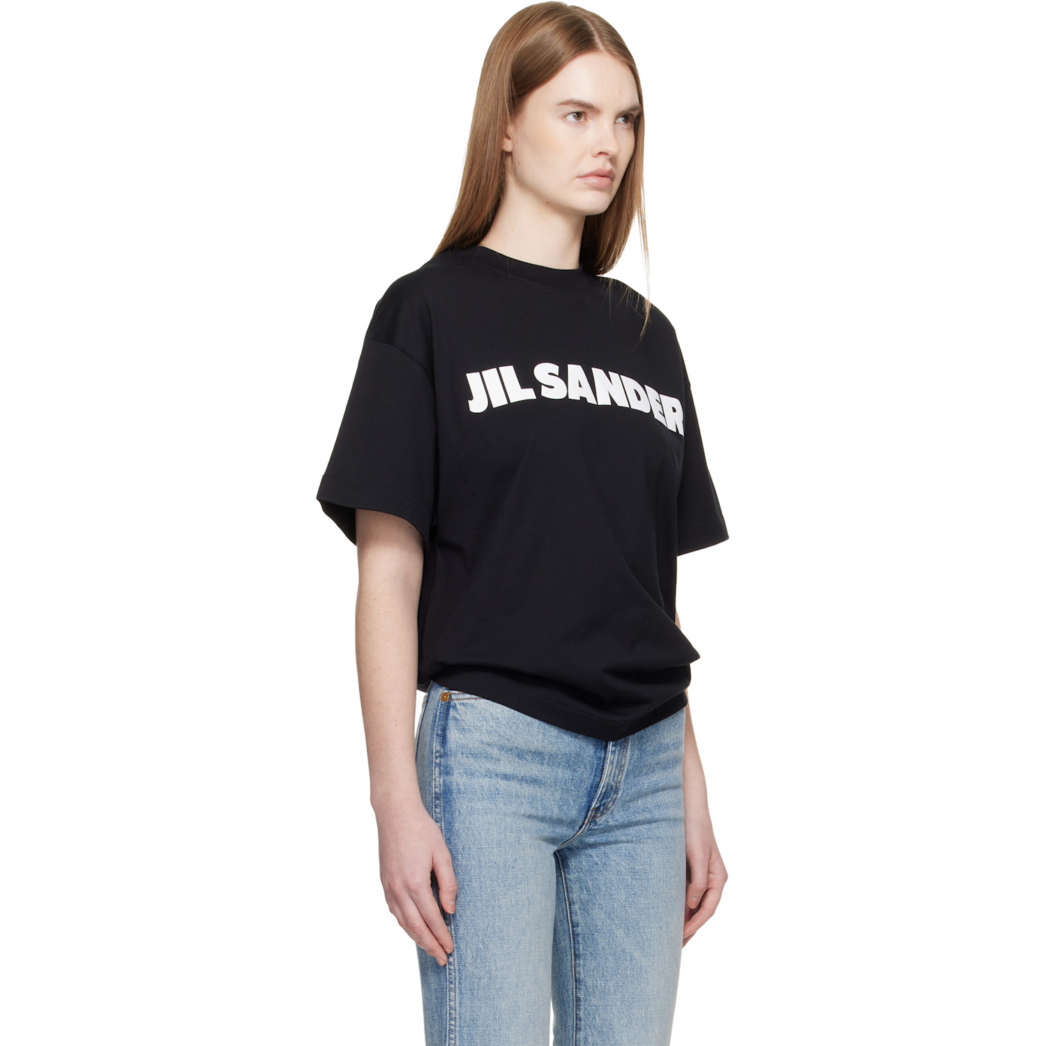  Jil Sander Black Logo T-shirt 