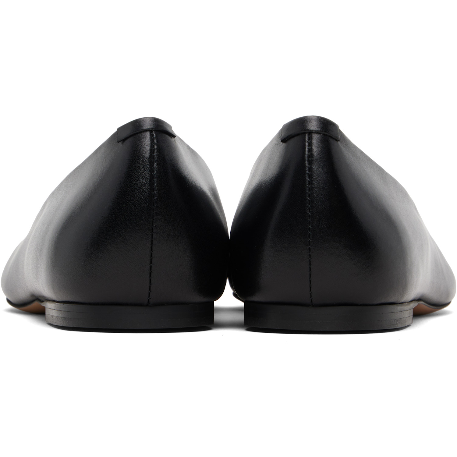  Jil Sander Black Elyss Ballerina Flats 