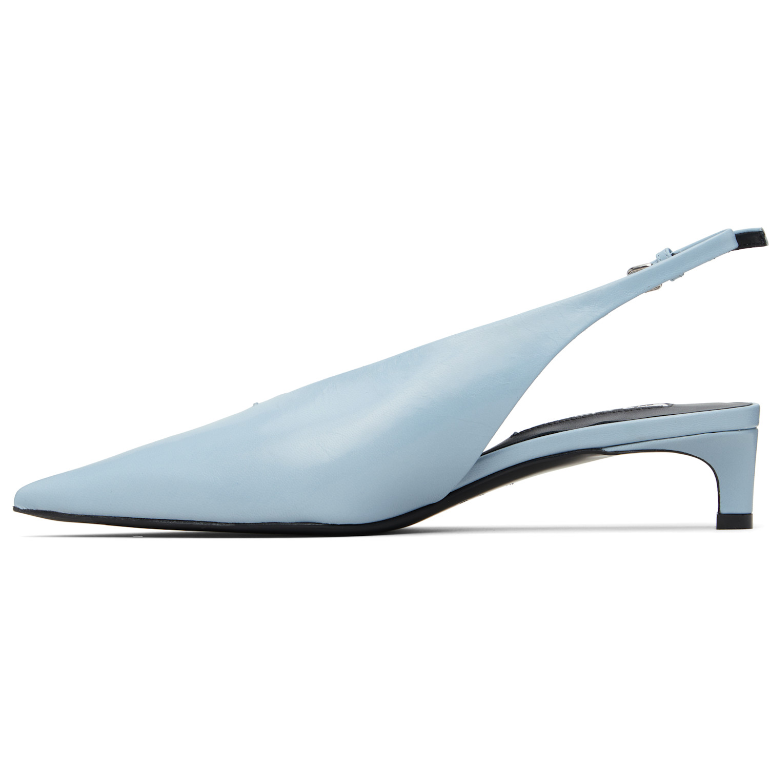  Jil Sander Blue Slingback Heels 