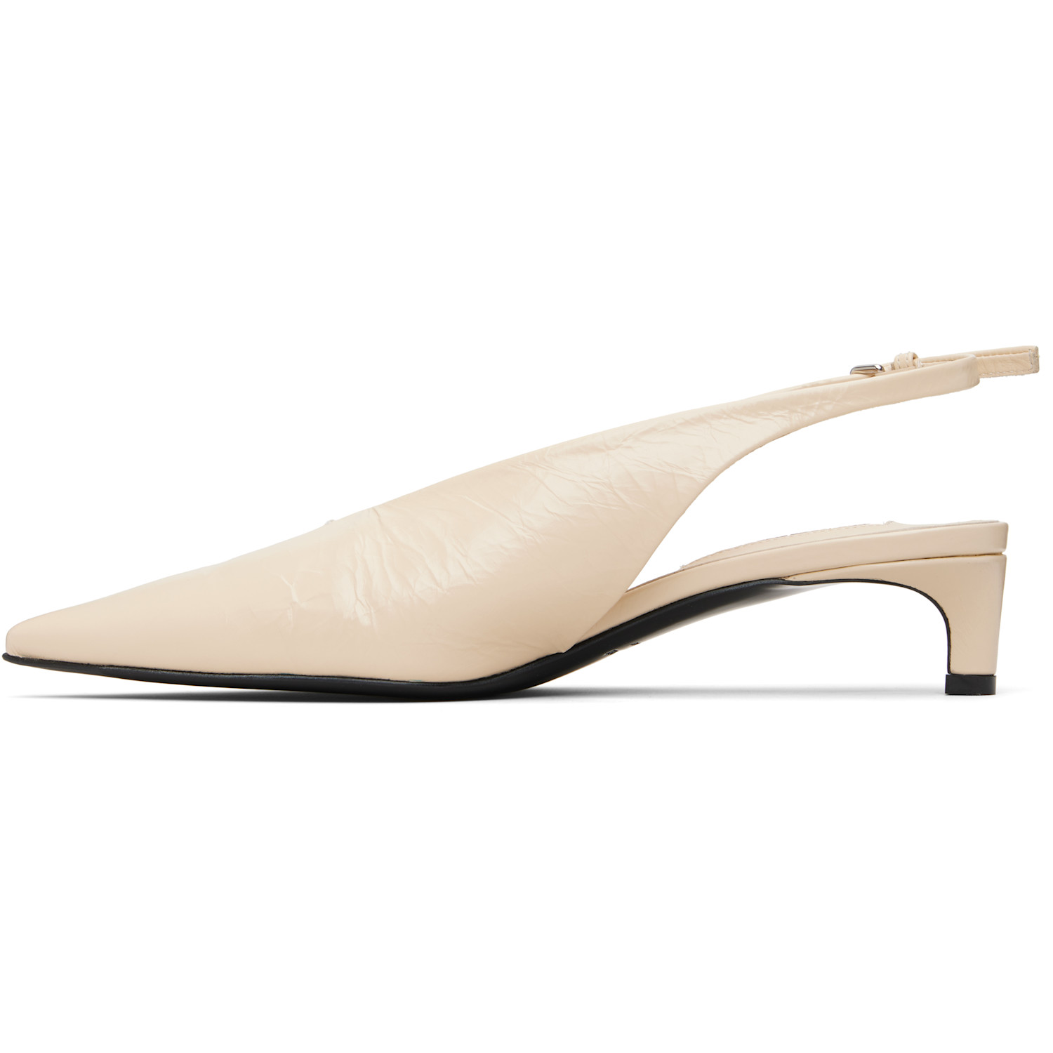  Jil Sander Off-white Slingback Heels 