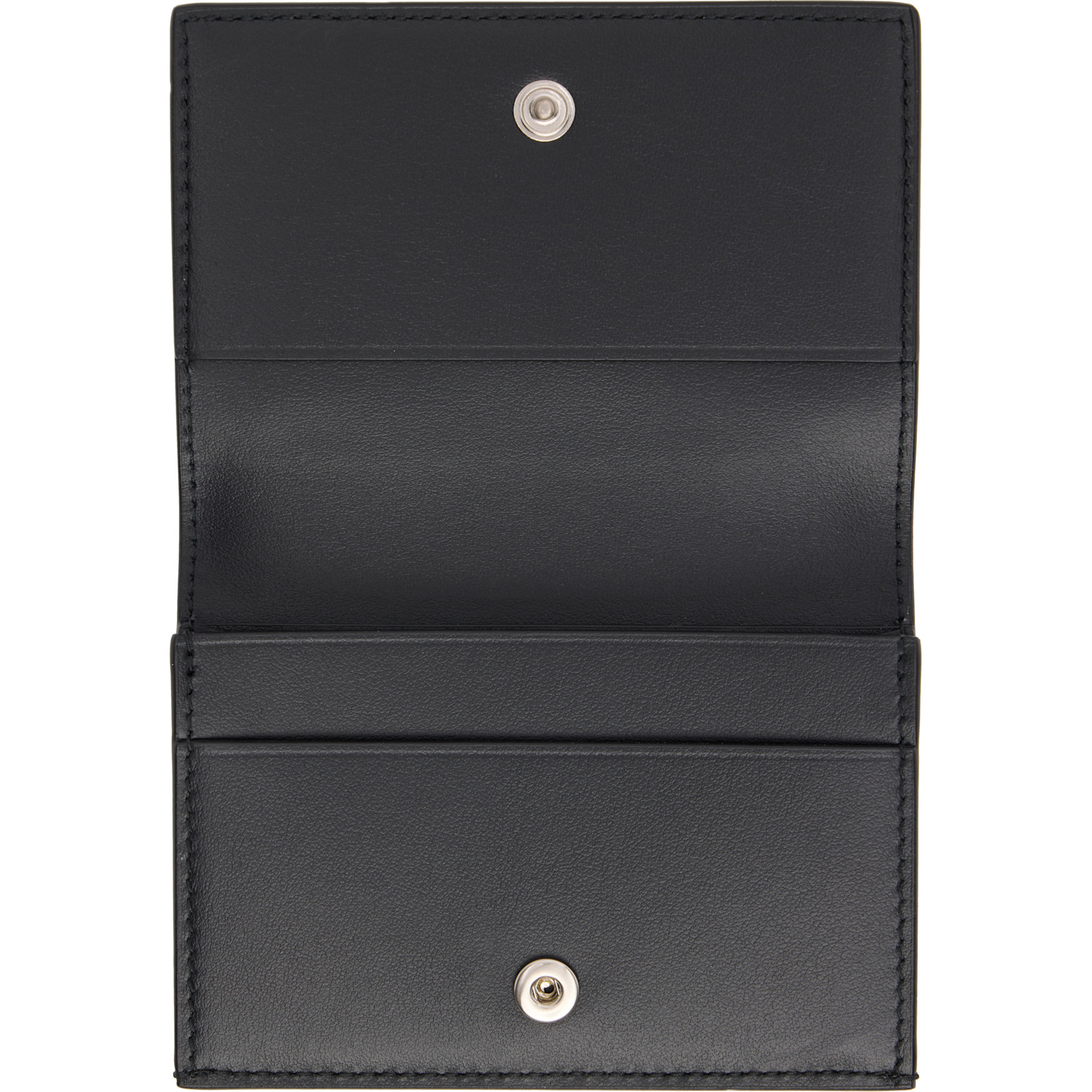  Jil Sander Black Flat Card Holder 