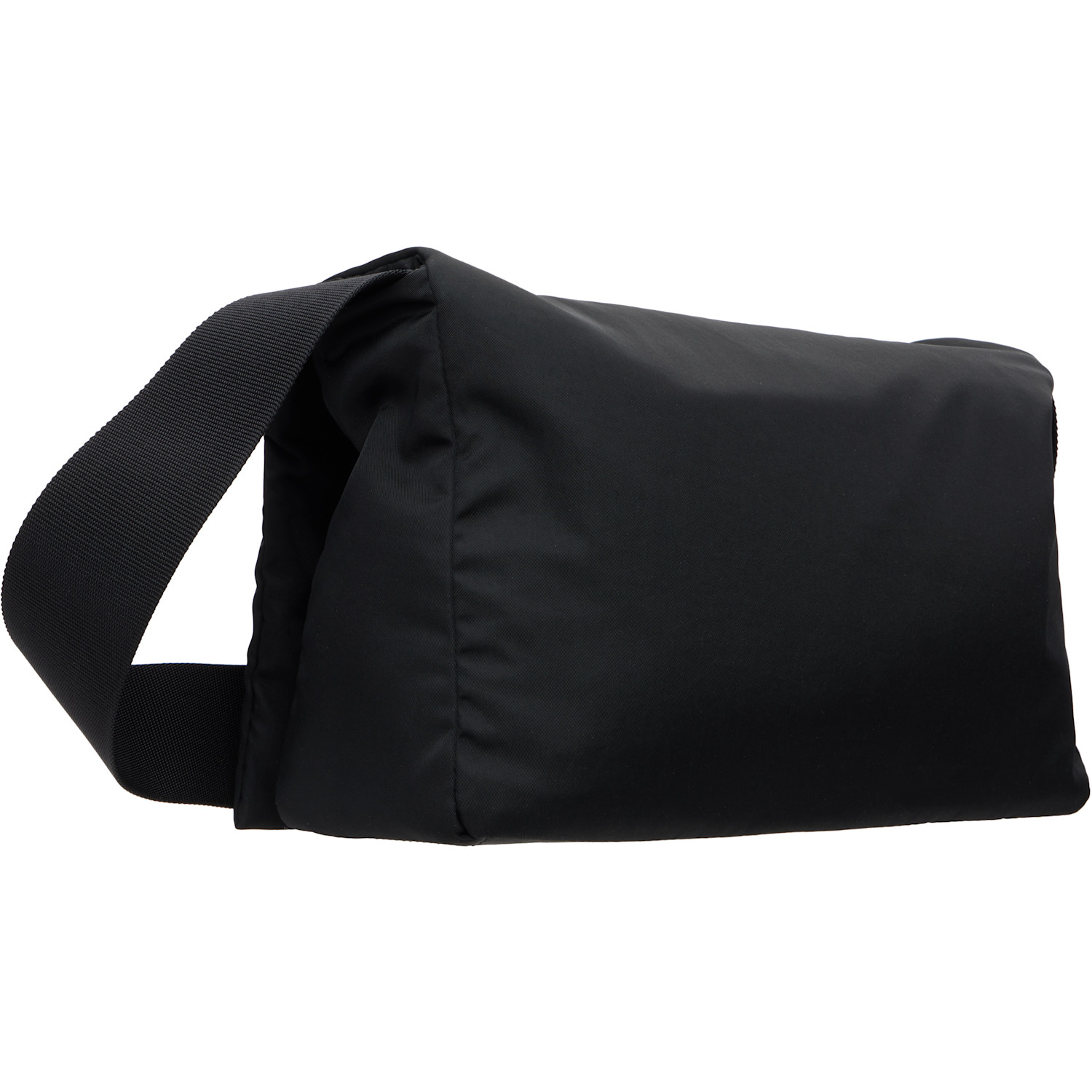  Jil Sander Black Soft Messenger Bag 