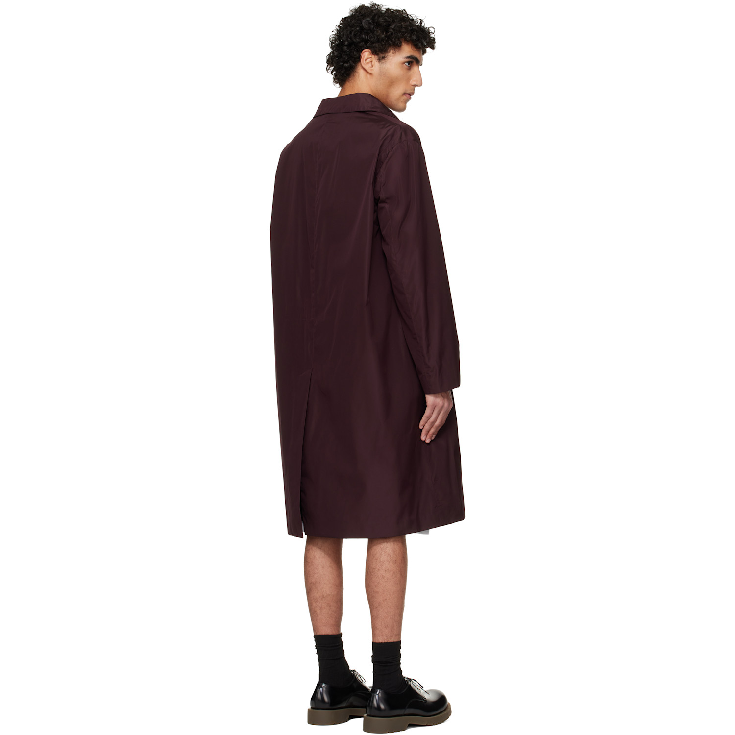  Jil Sander Burgundy Sport Coat 