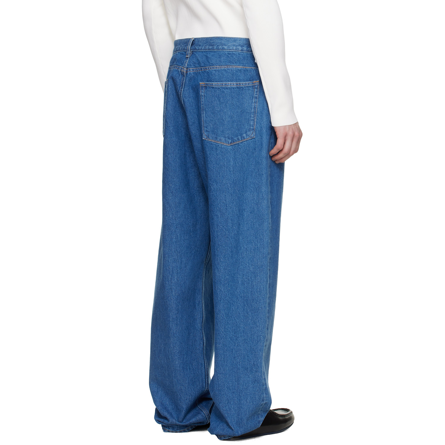  Jil Sander Blue Faded Jeans 