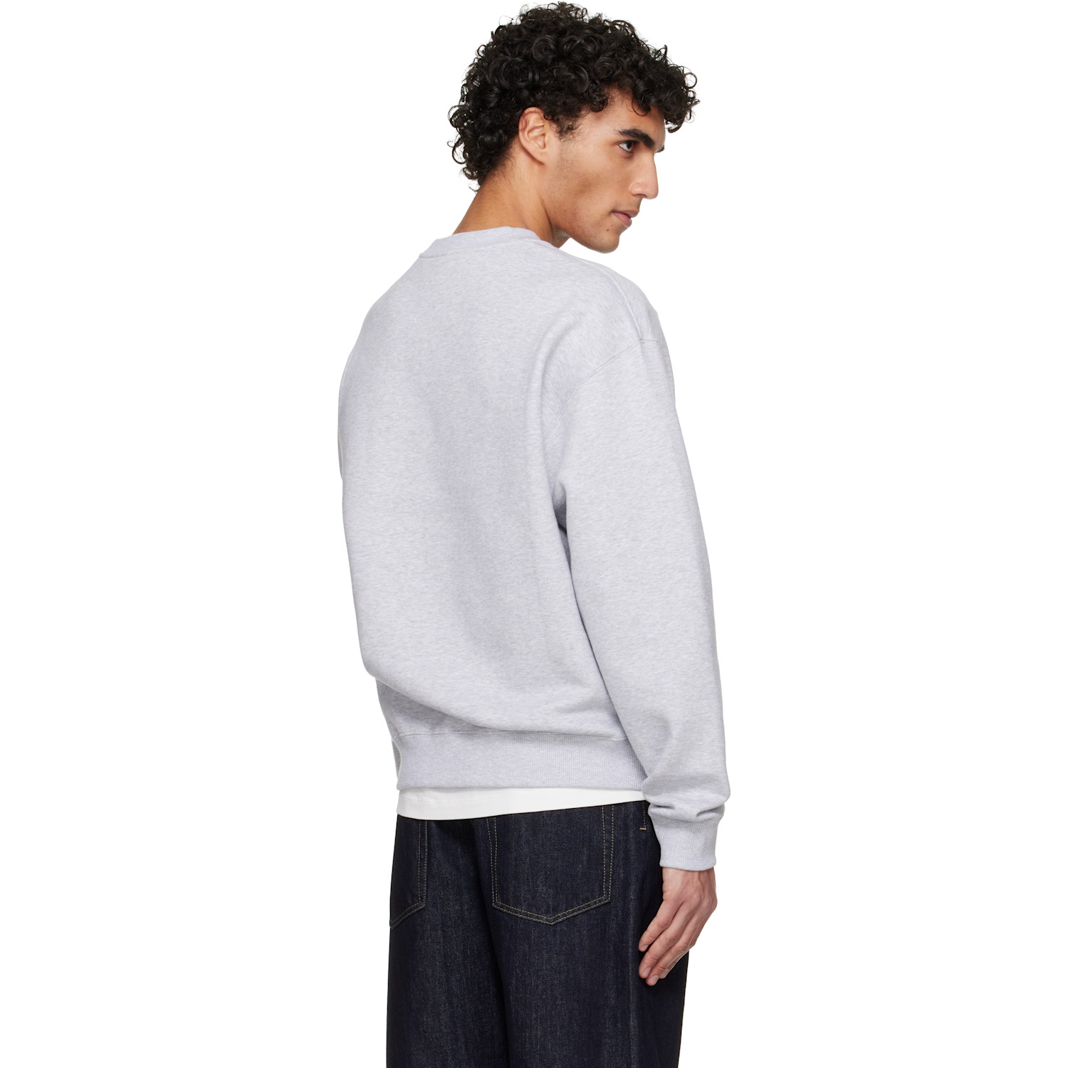  Jil Sander Gray Printed Sweatshirt 