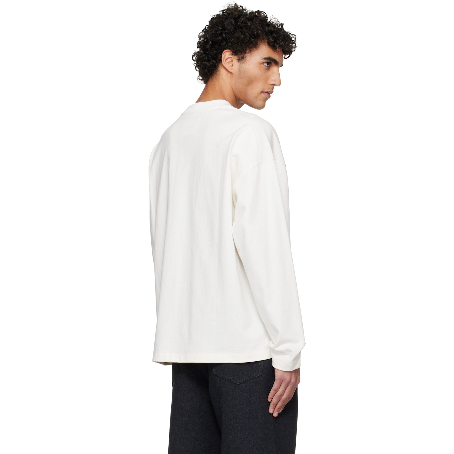  Jil Sander White Logo T-shirt 