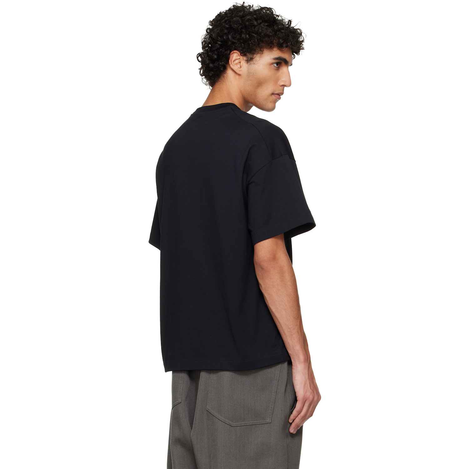  Jil Sander Black Logo T-shirt 
