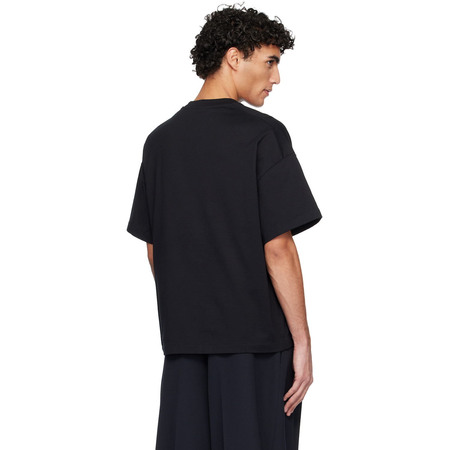 Jil Sander Black Logo T-shirt 