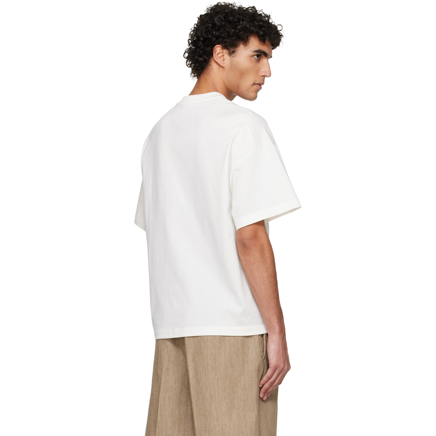  Jil Sander White Logo T-shirt 