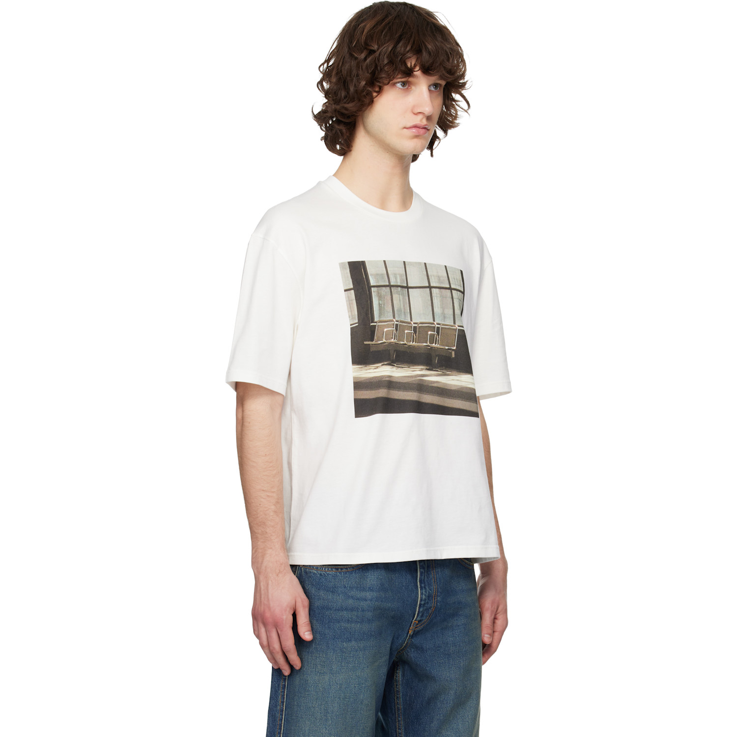  Jil Sander Off-white Printed T-shirt 