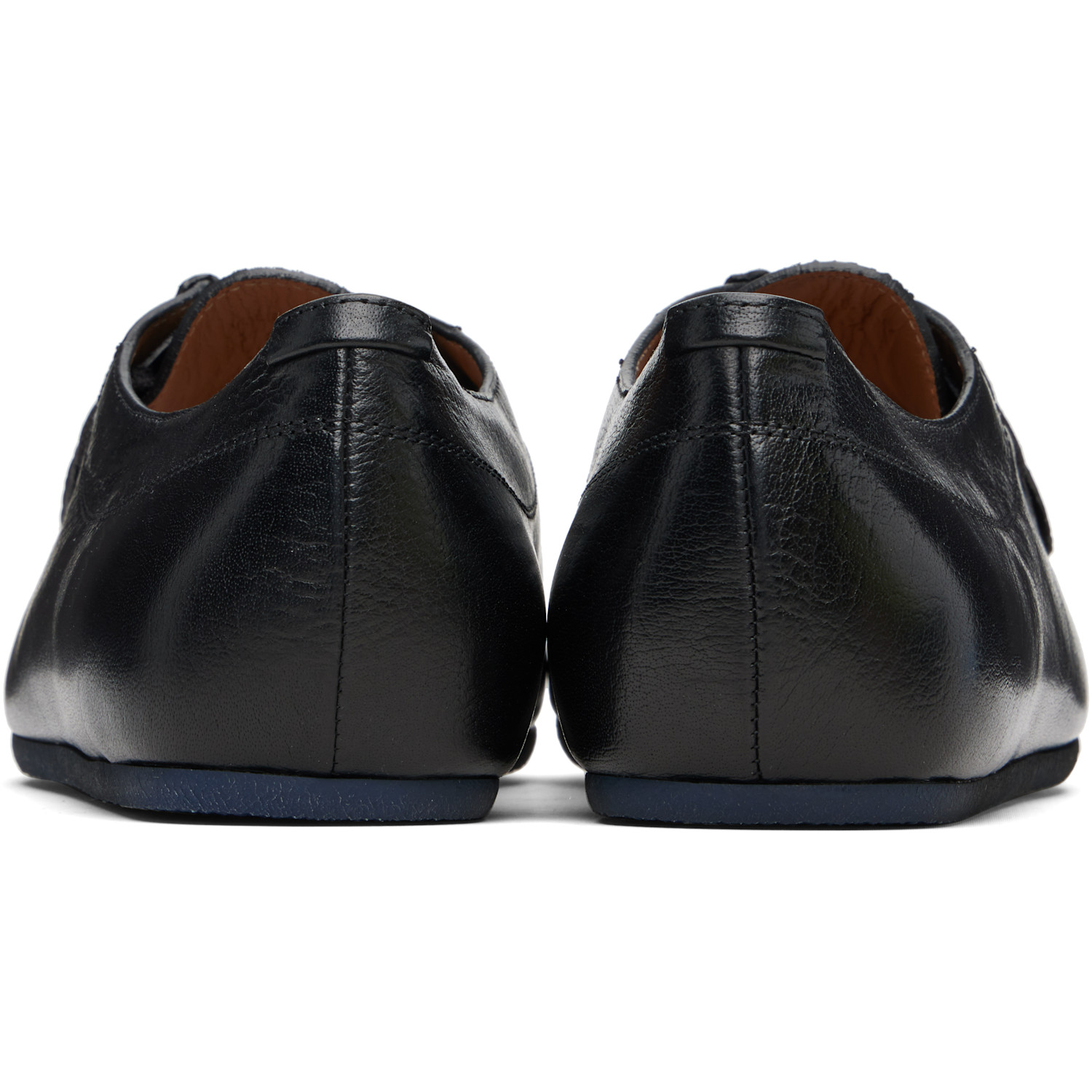  Jil Sander Black Hood Lace-up Derbys 