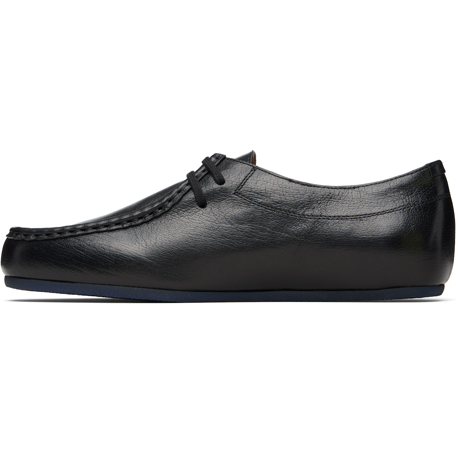  Jil Sander Black Hood Lace-up Derbys 