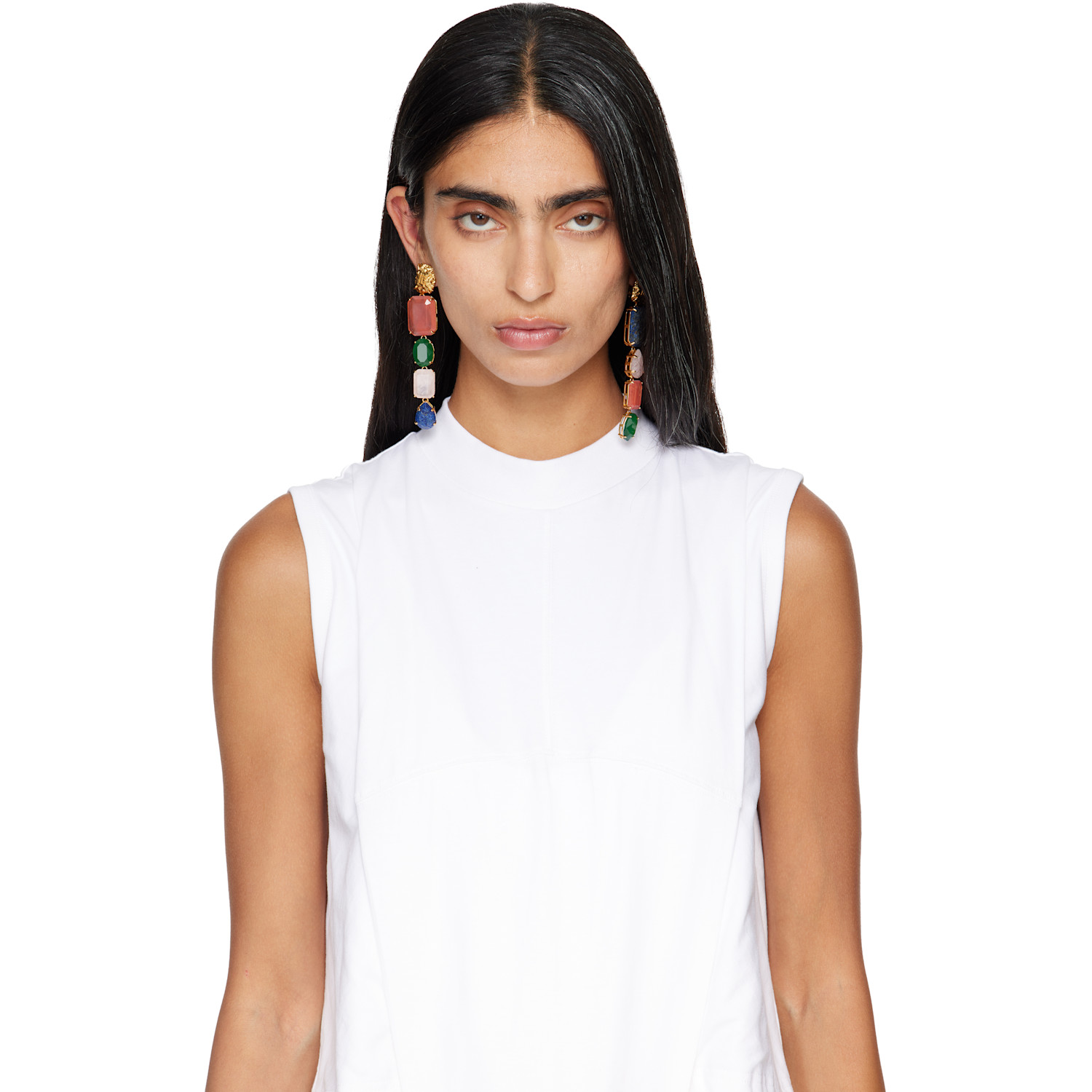  Balmain Stones Earrings 