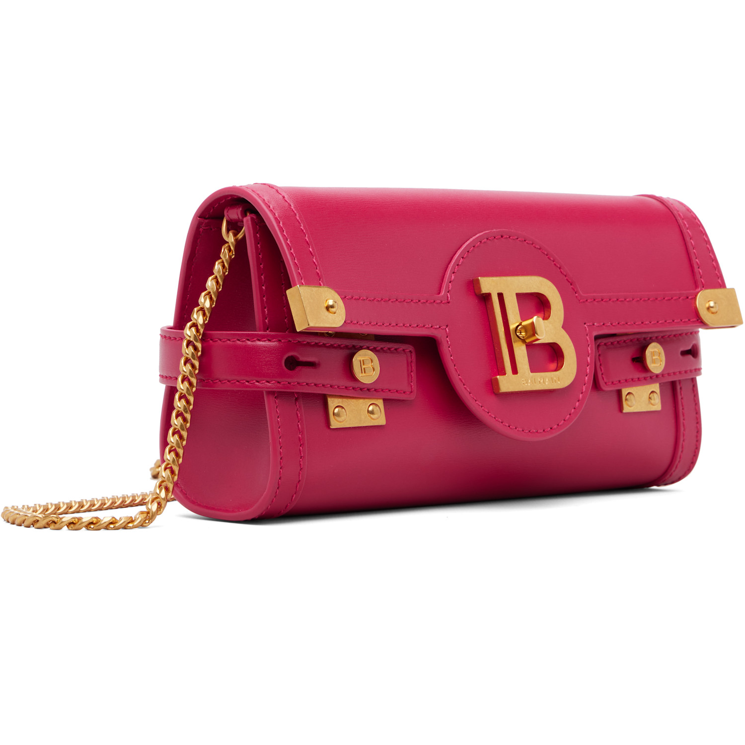  Balmain Pink B-buzz Pouch 23 Bag 