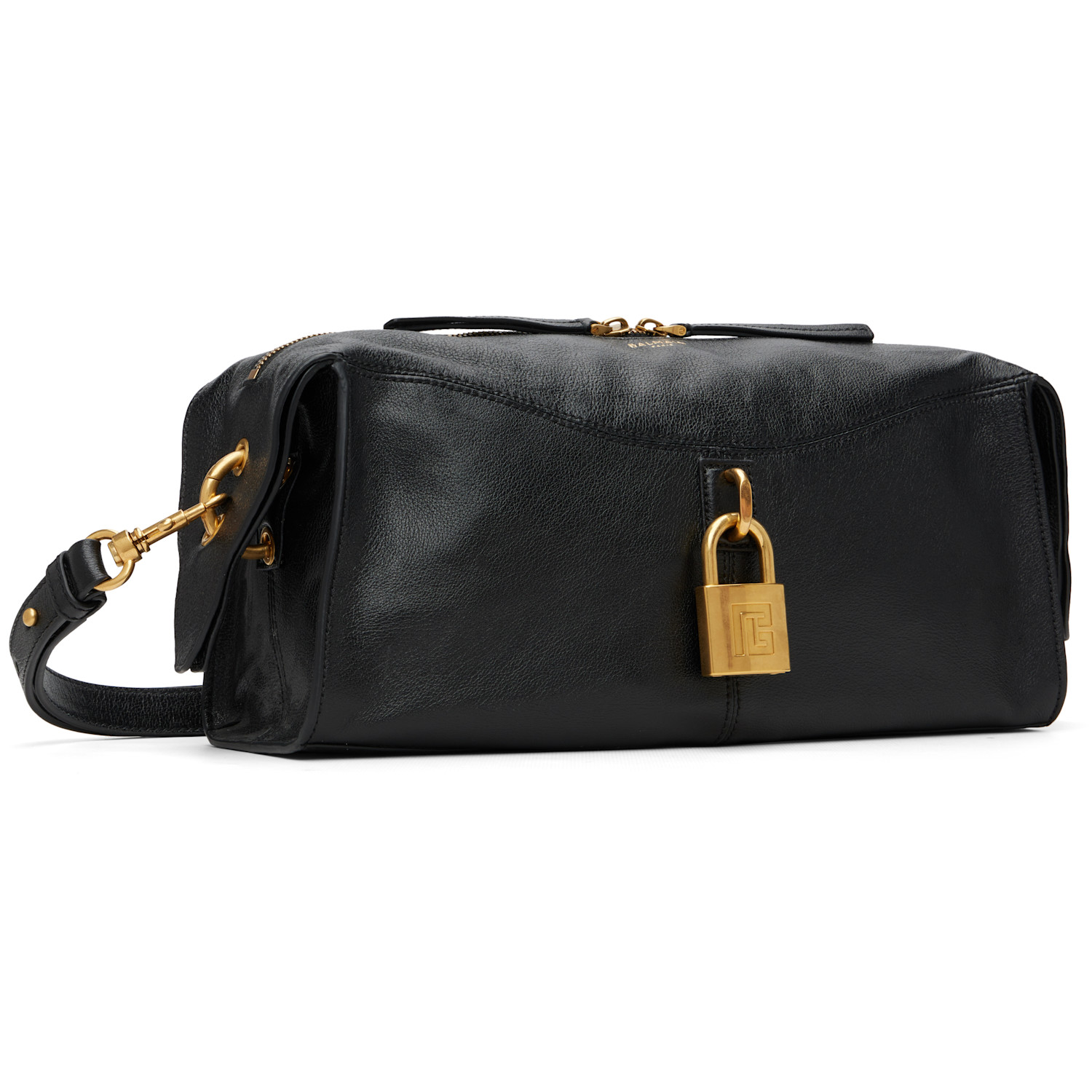  Balmain Black Pulse Shoulder Bag 