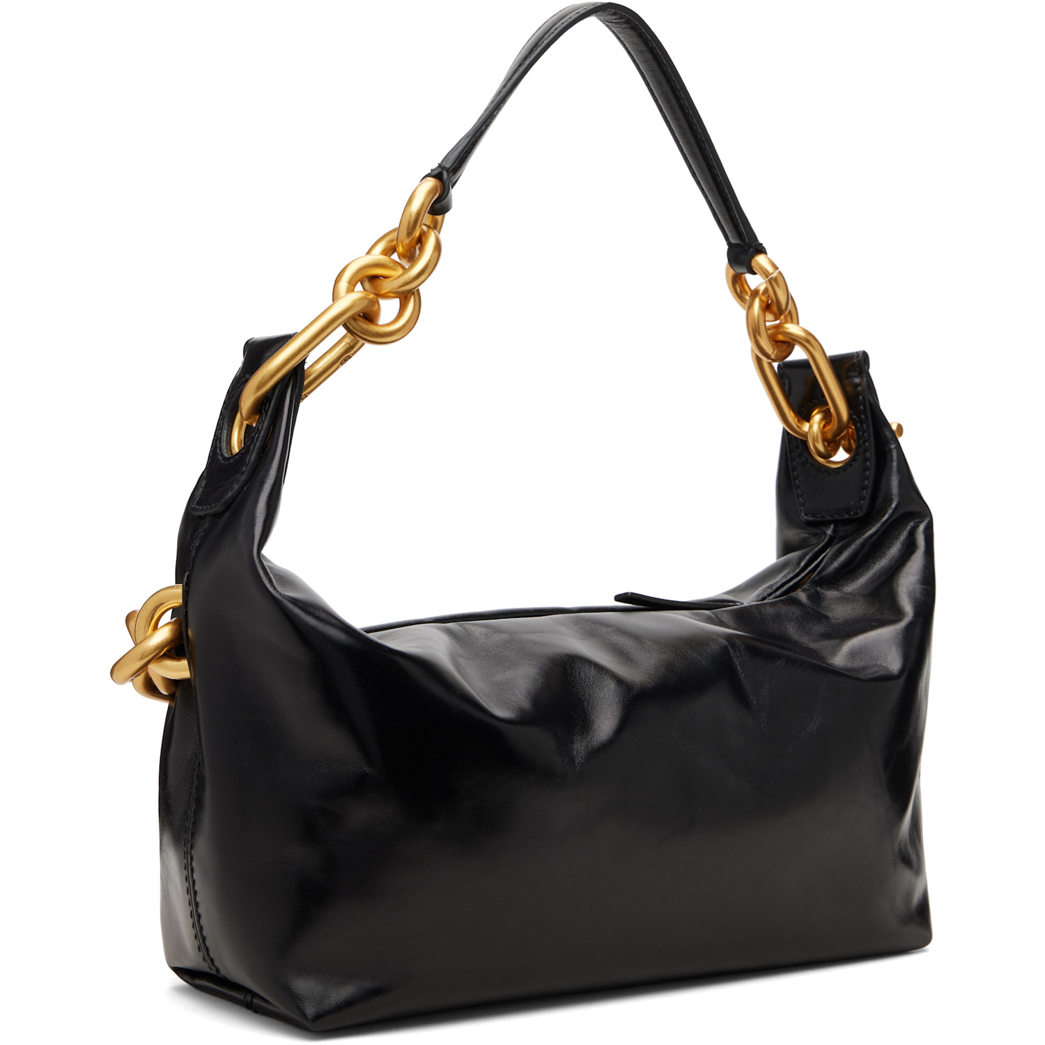  Balmain Black Medium Sync Bag 