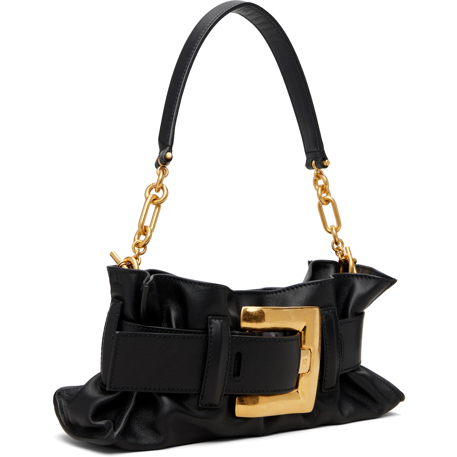  Balmain Black Mini Anthem Shoulder Bag 