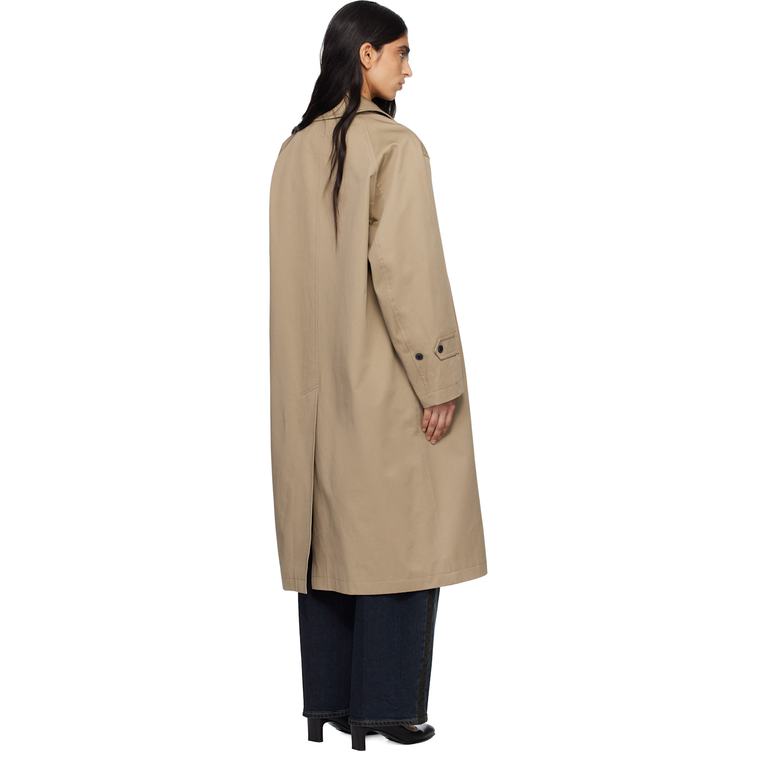  Tonywack Beige Single-breasted Trench Coat 