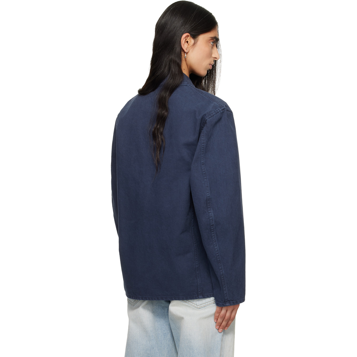  Tonywack Purple Garment Washed Cotton Utility Jacket 
