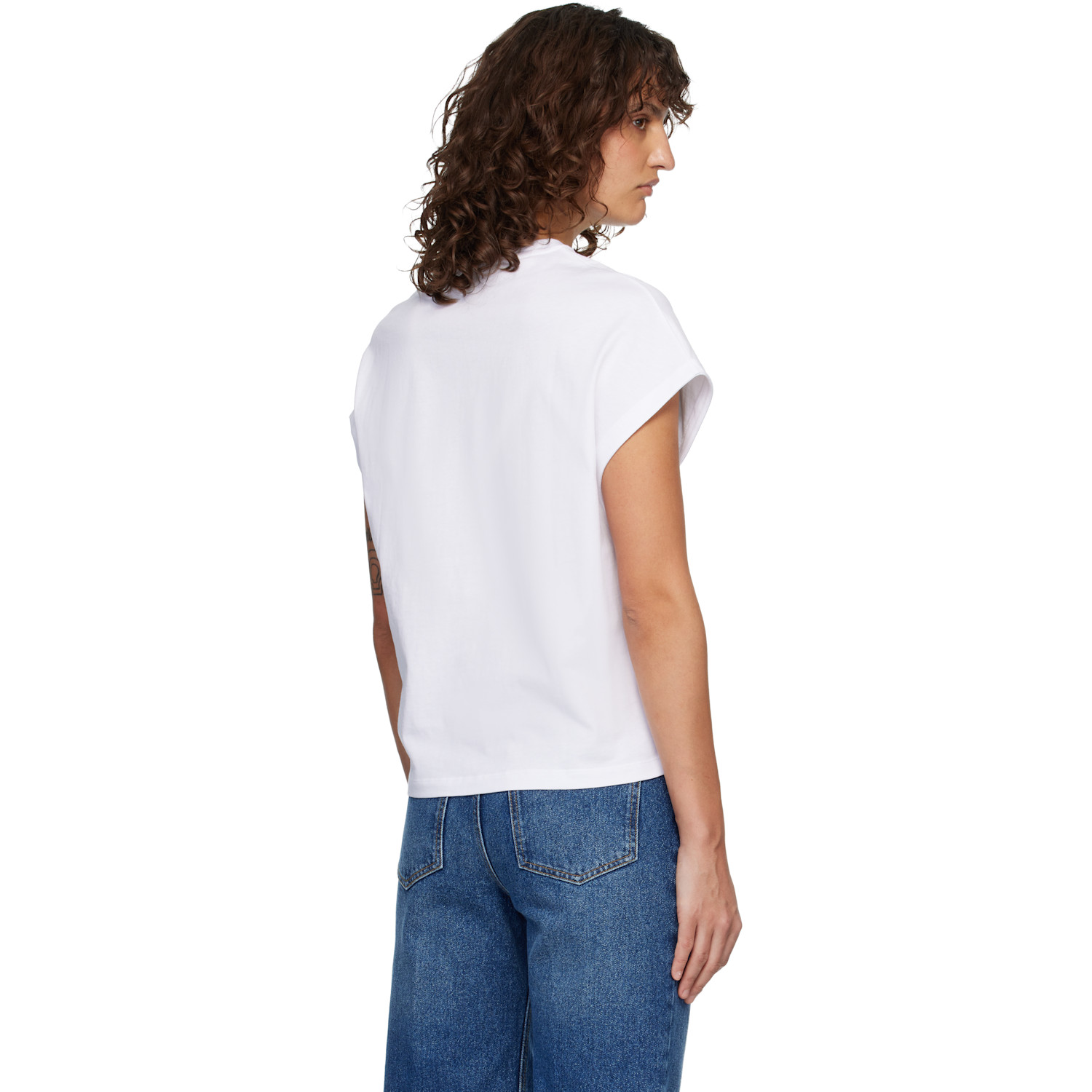  Balmain White 'balmain Club 45' Boxy T-shirt 