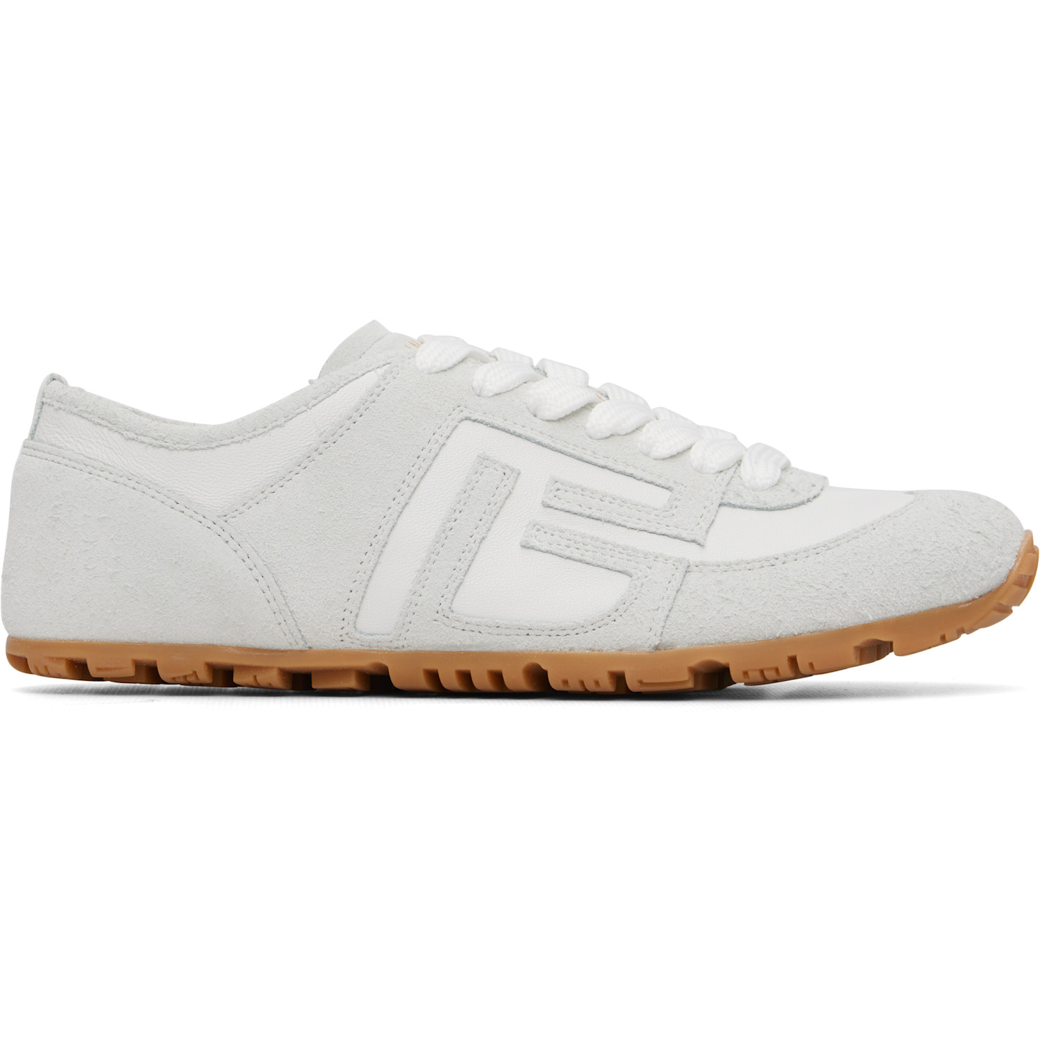 BALMAIN Off-White Racer 45 Sneakers