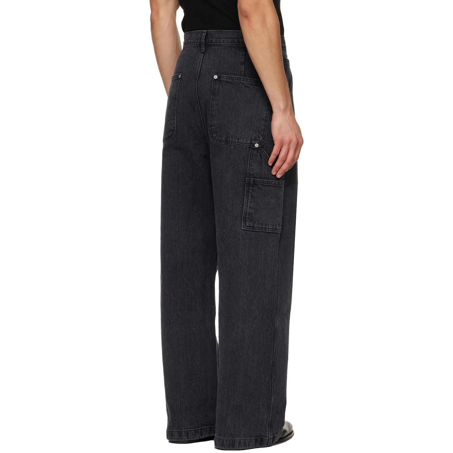  Tonywack Black Cord Twill Work Jeans 