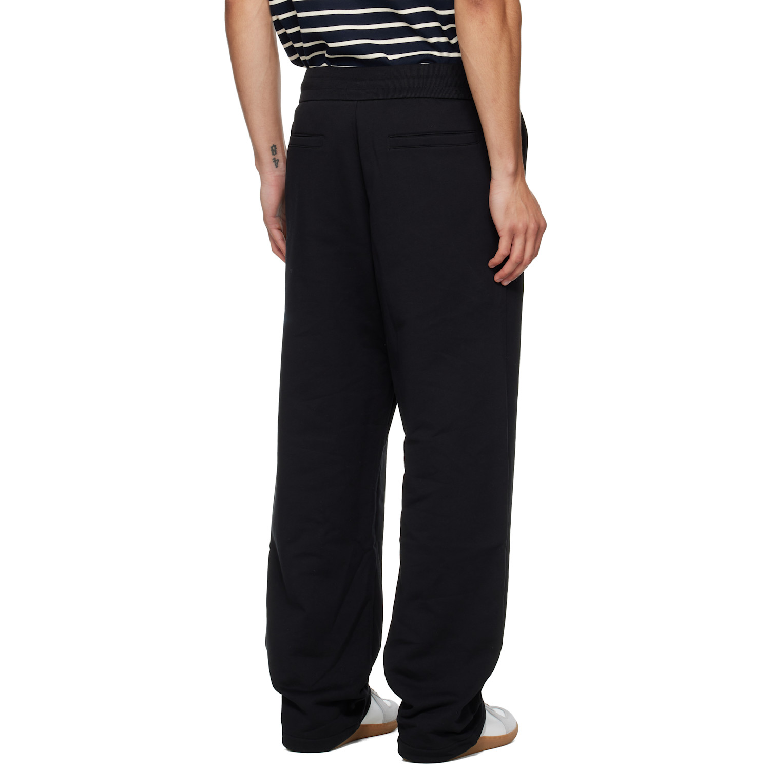 Balmain Black 'balmain Paris' Writing Sweatpants 