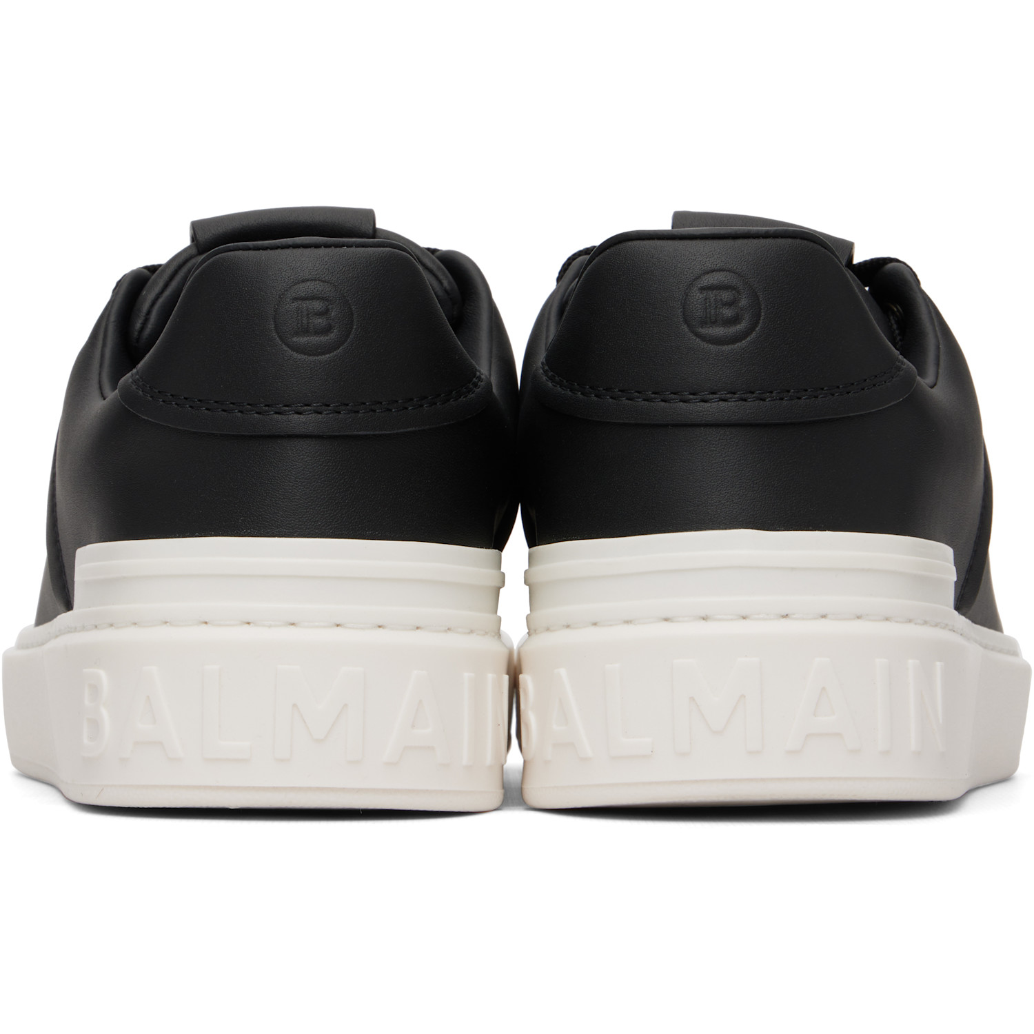  Balmain Black B-court Sneakers 