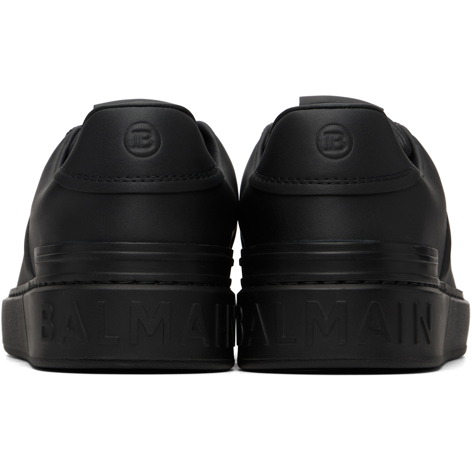  Balmain Black B-court Sneakers 