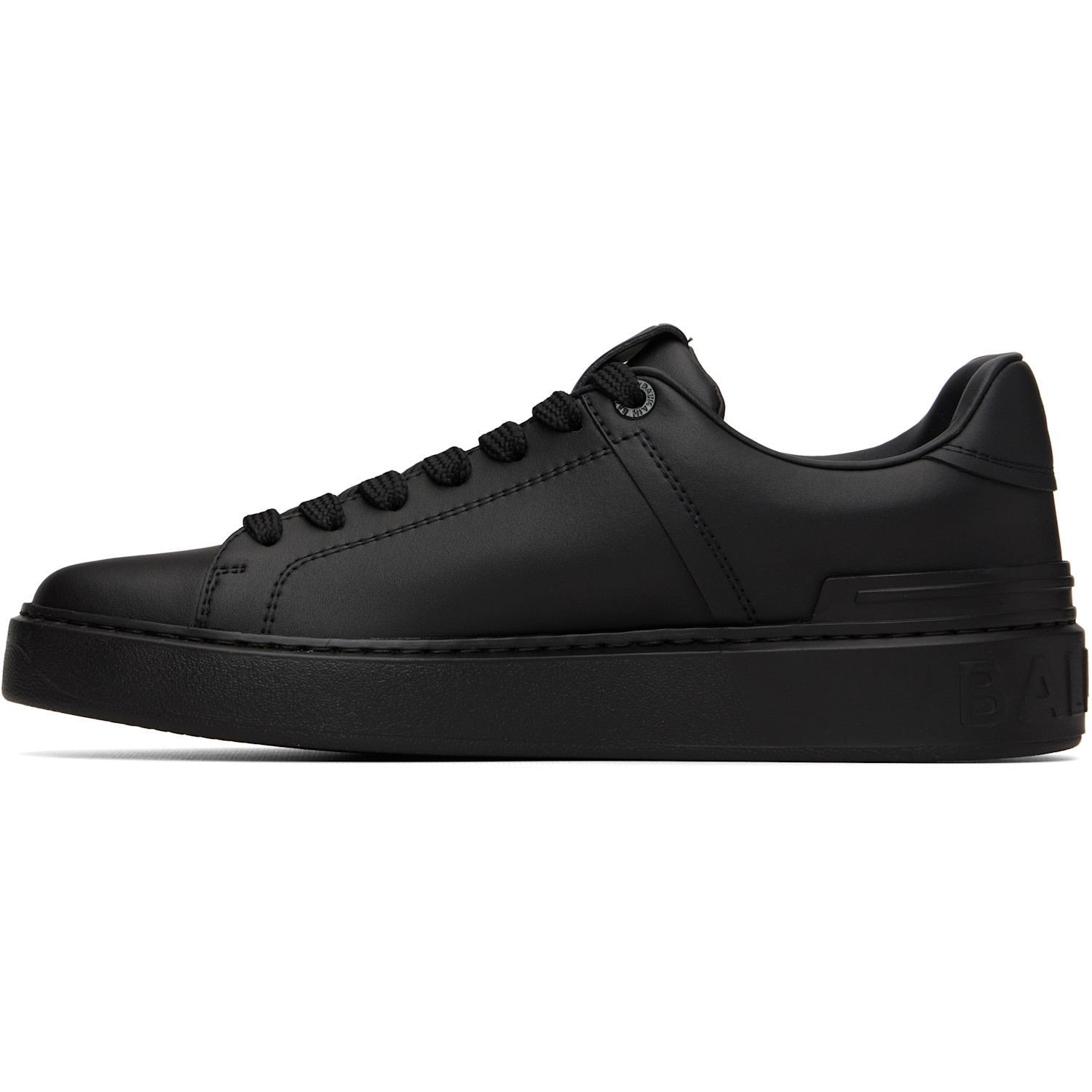  Balmain Black B-court Sneakers 
