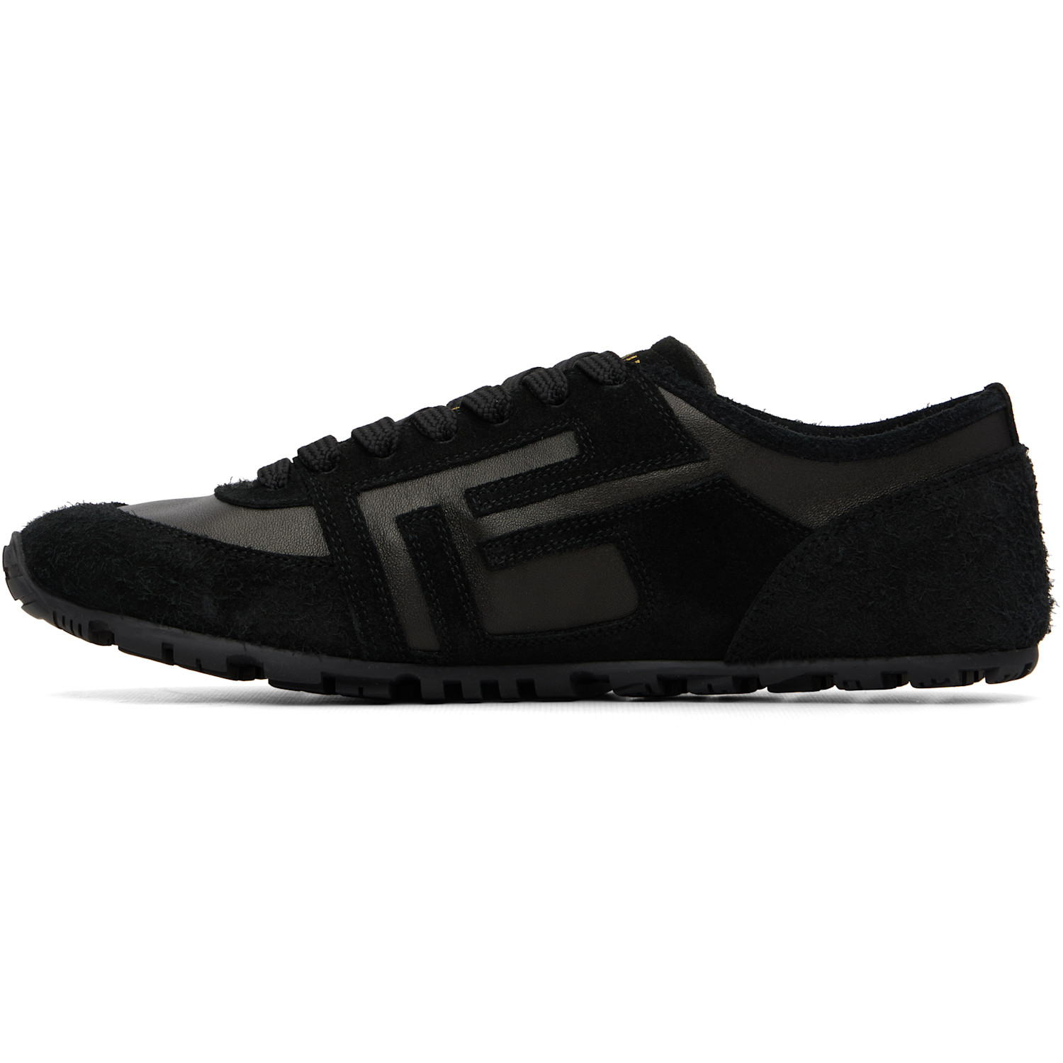  Balmain Black Racer 45 Sneakers 