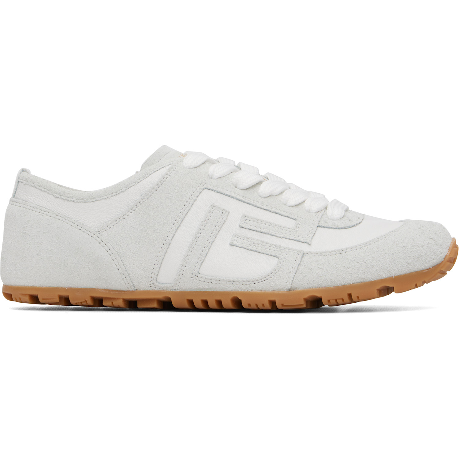 BALMAIN Off-White Racer 45 Sneakers