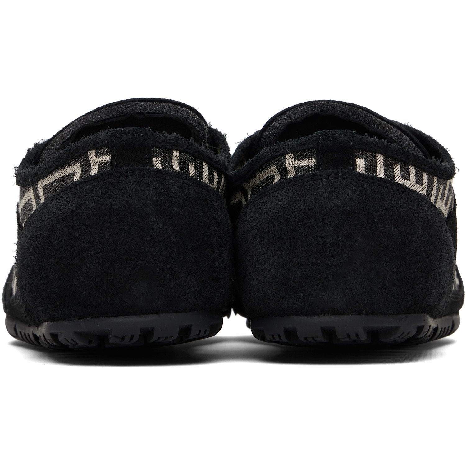  Balmain Black Racer 45 Monogram Jacquard Sneakers 