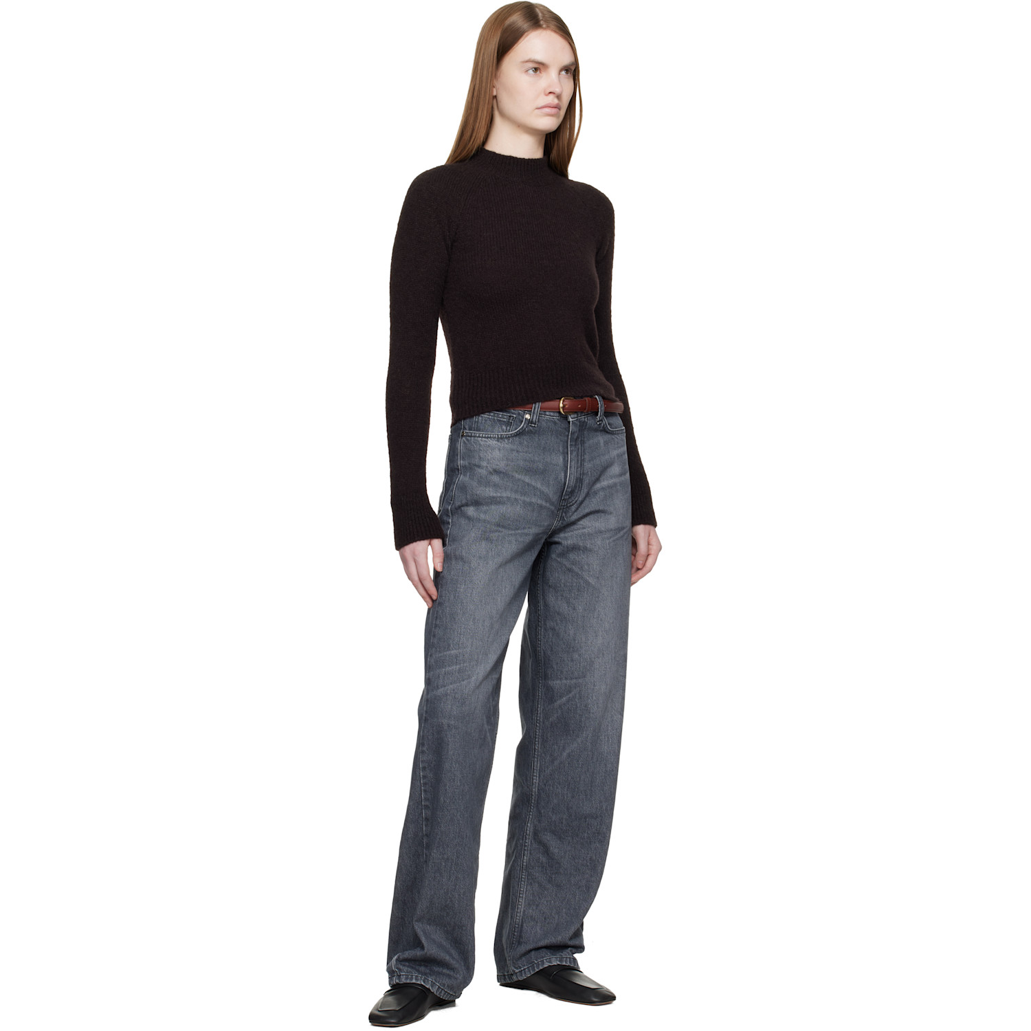  A.p.c. Brown Rosette Belt 