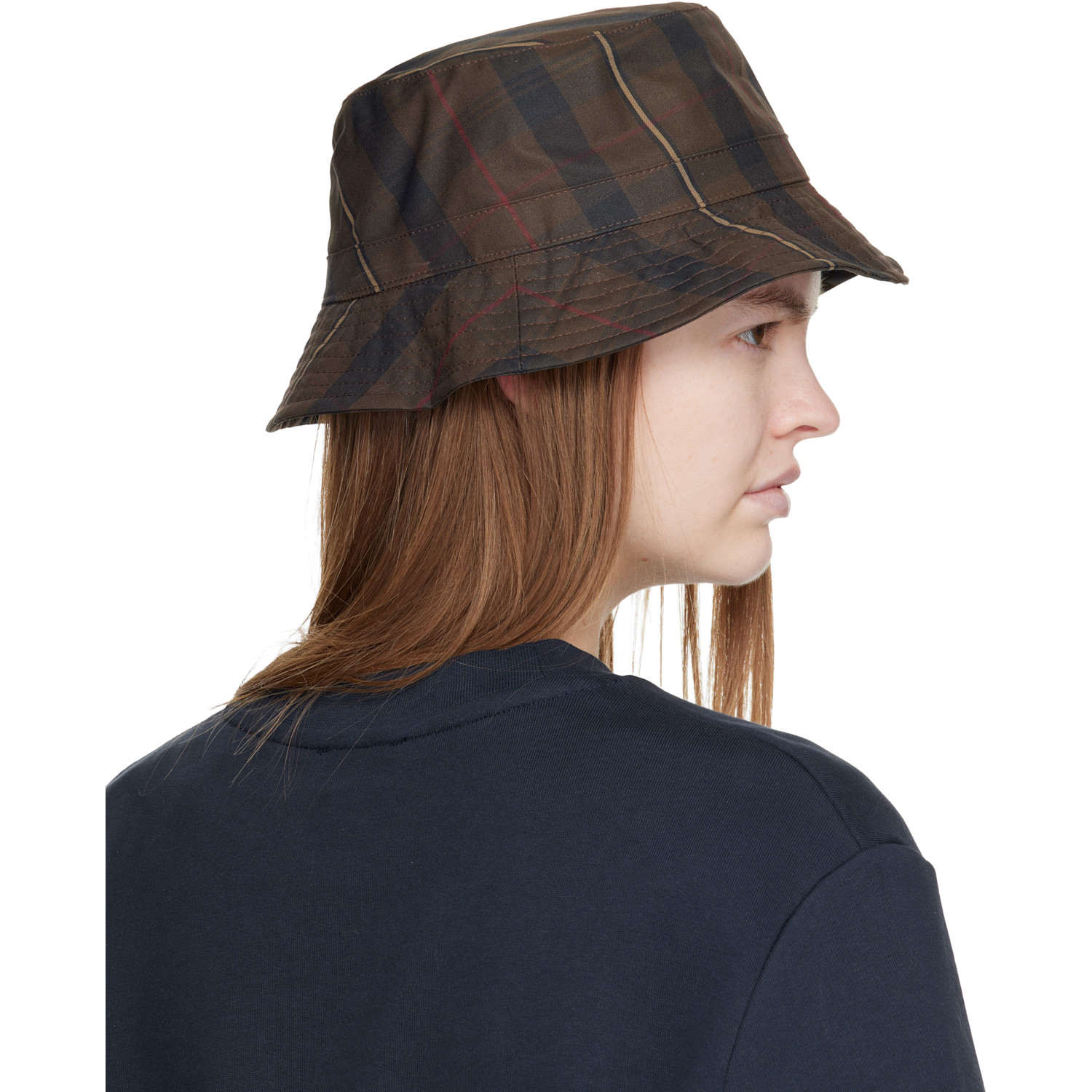  A.p.c. Brown Mark Bucket Hat 