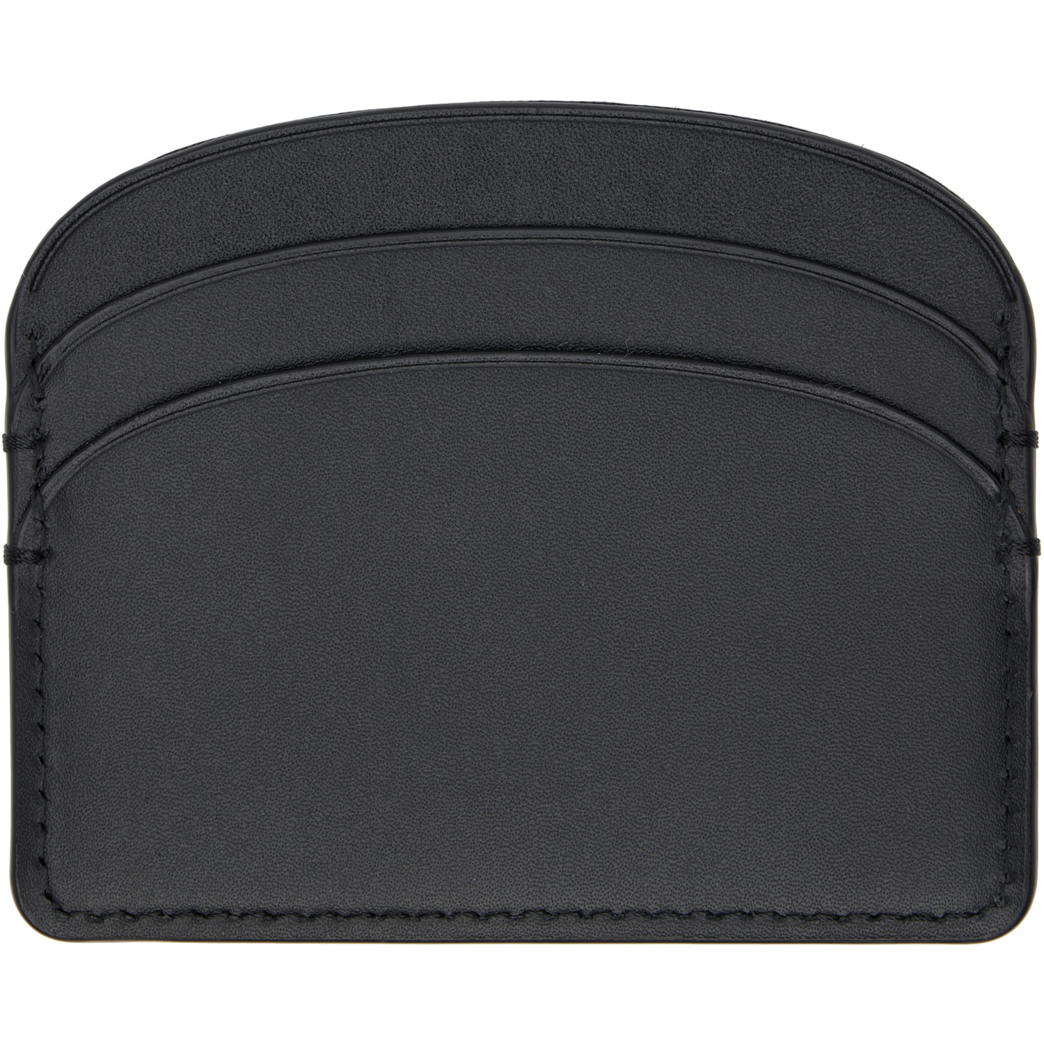  A.p.c. Black Demi-lune Card Holder 