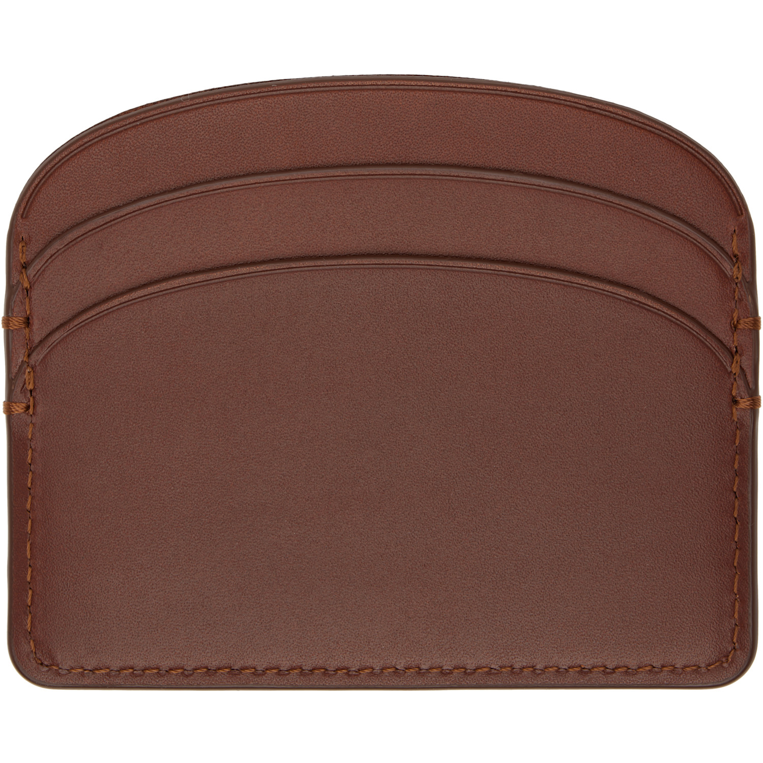  A.p.c. Brown Demi-lune Card Holder 