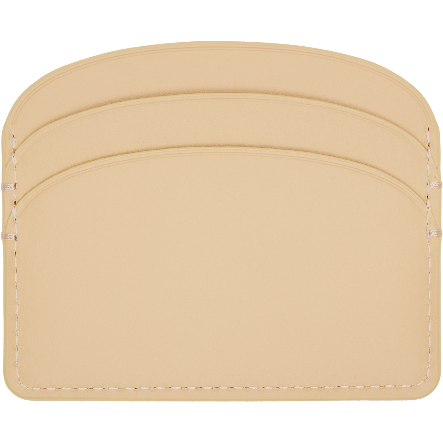  A.p.c. Beige Demi-lune Card Holder 