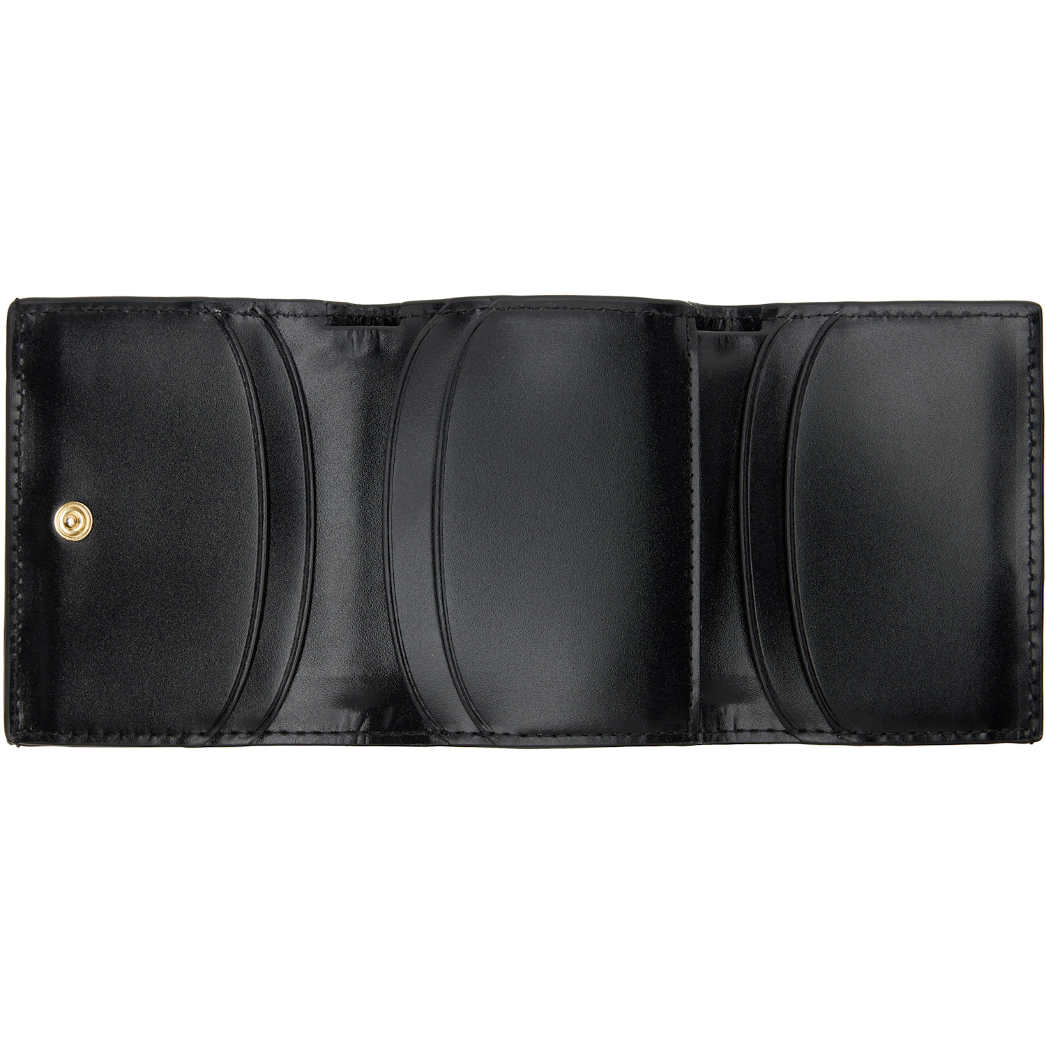  A.p.c. Black Trifold Genève Wallet 
