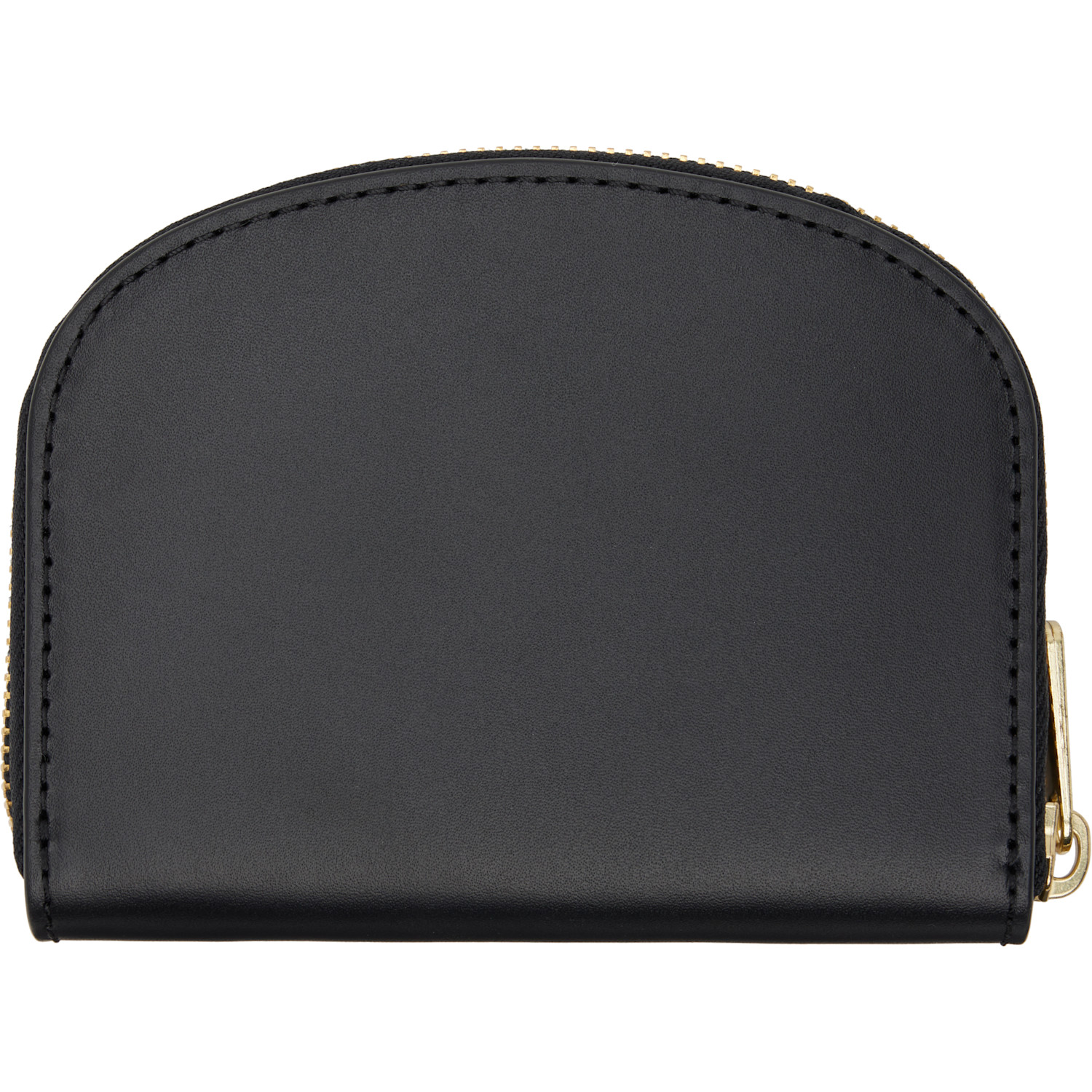  A.p.c. Black Demi-lune Compact Wallet 
