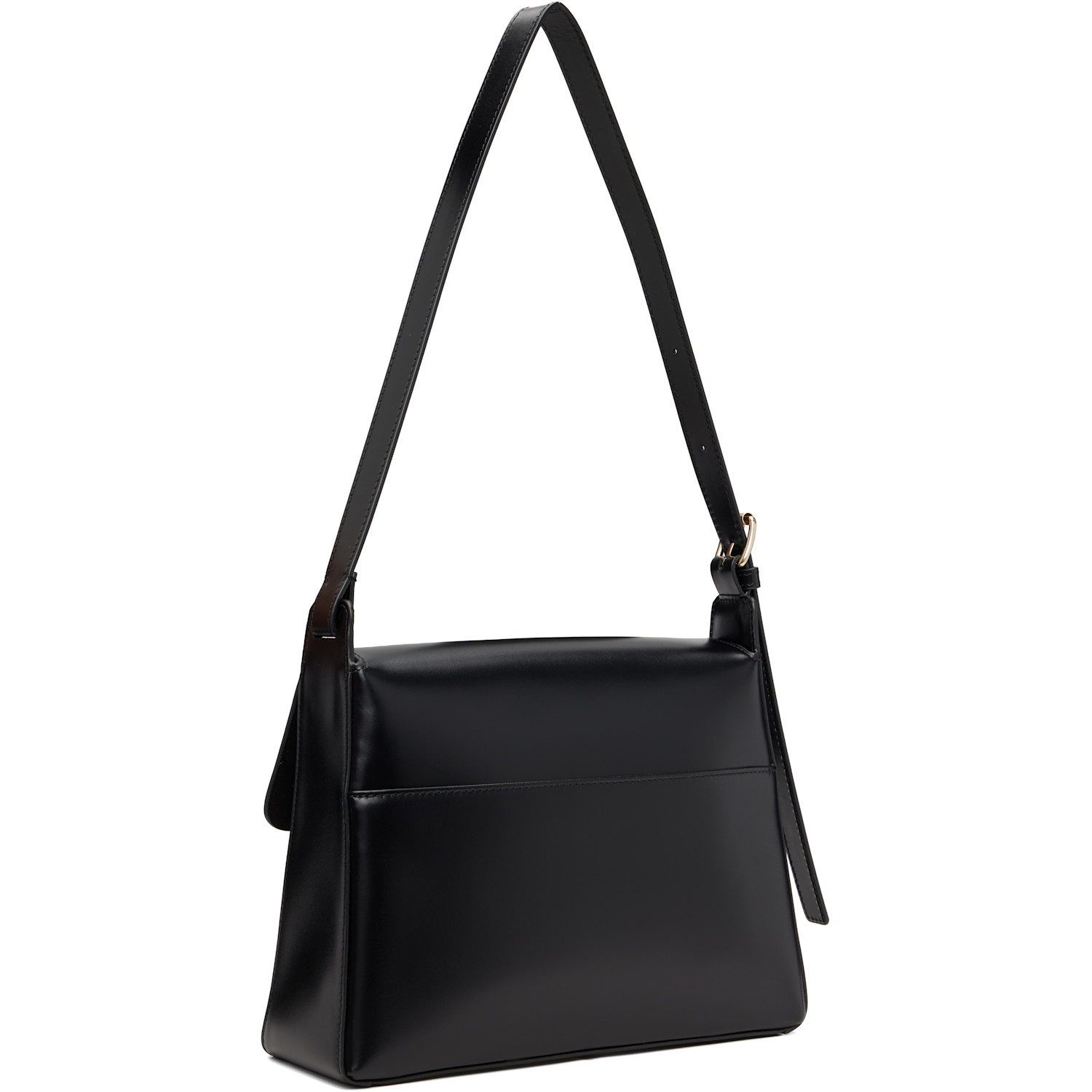  A.p.c. Black Virginie Flap Bag 