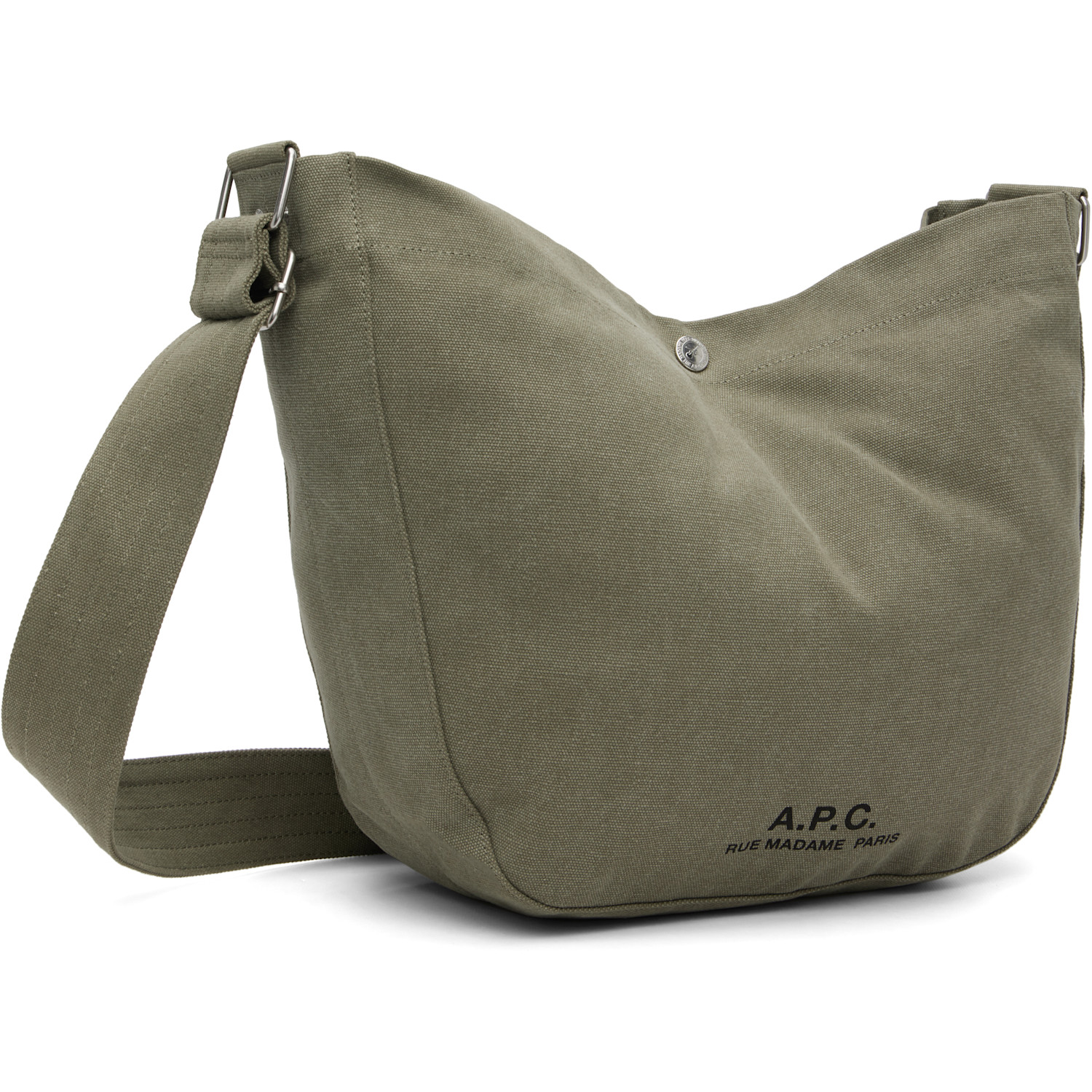  A.p.c. Khaki Journal Satchel 