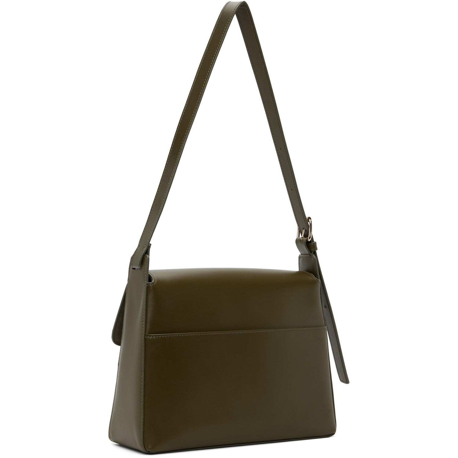  A.p.c. Khaki Virginie Flap Bag 